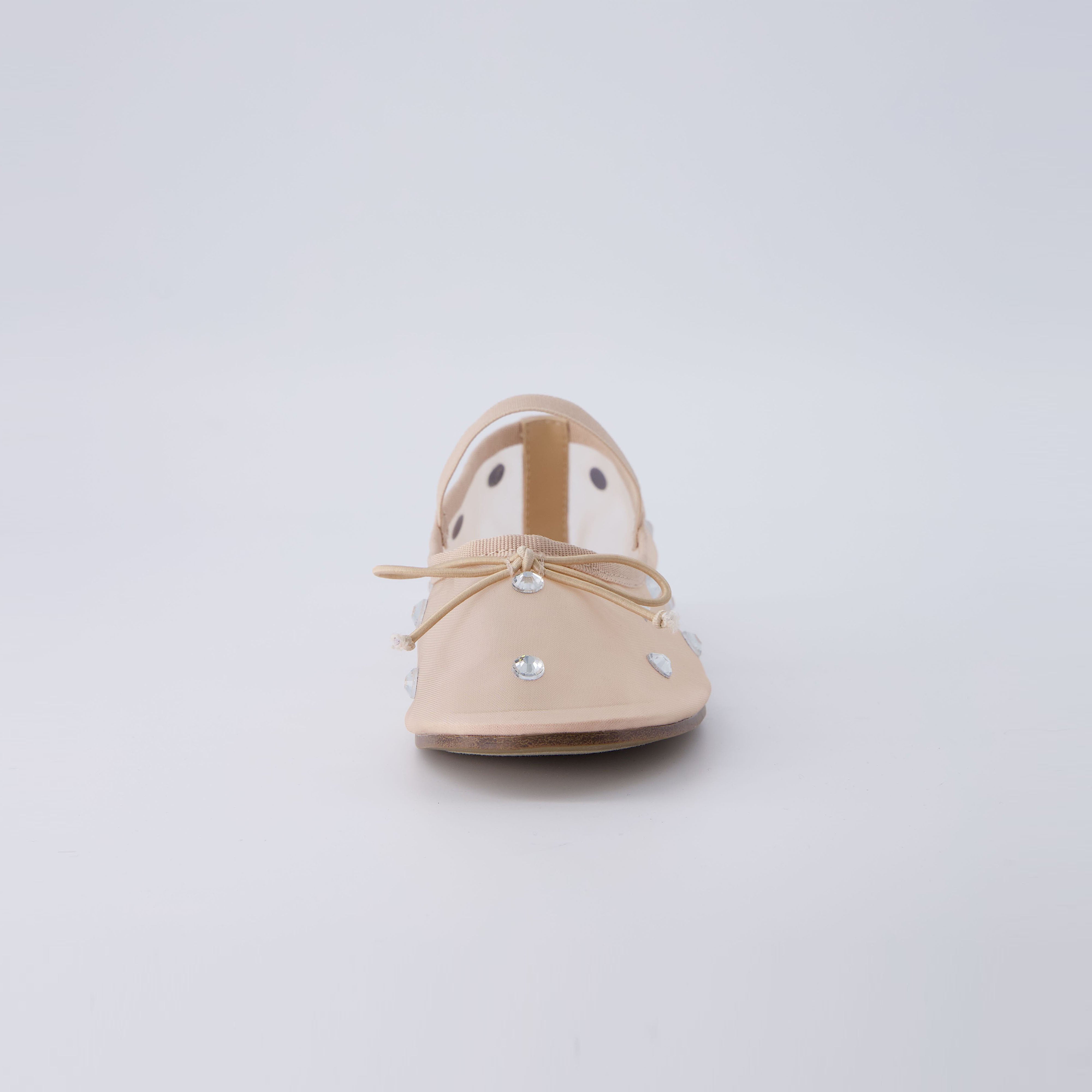 Elegant Mary Jane Flat Nude