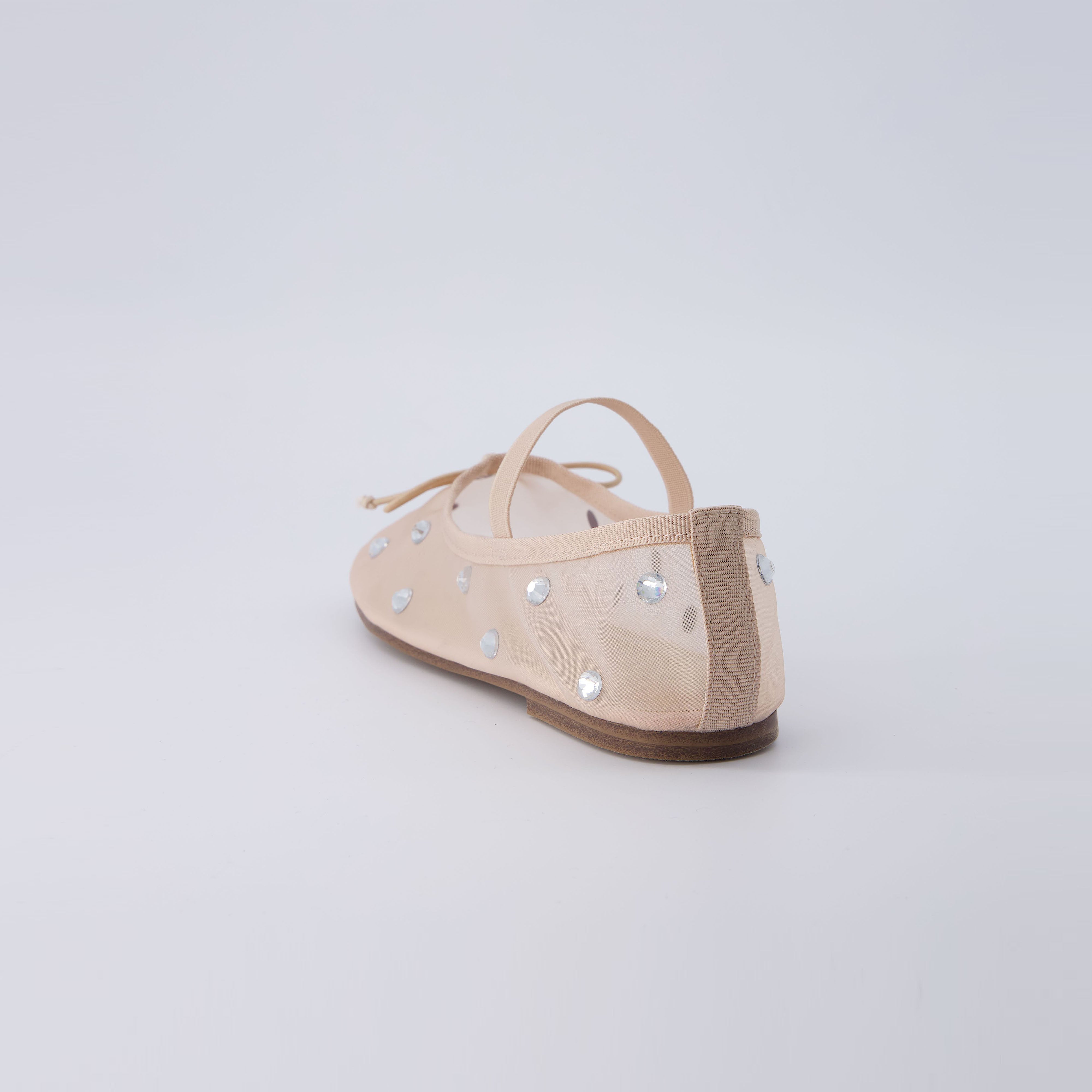 Elegant Mary Jane Flat Nude