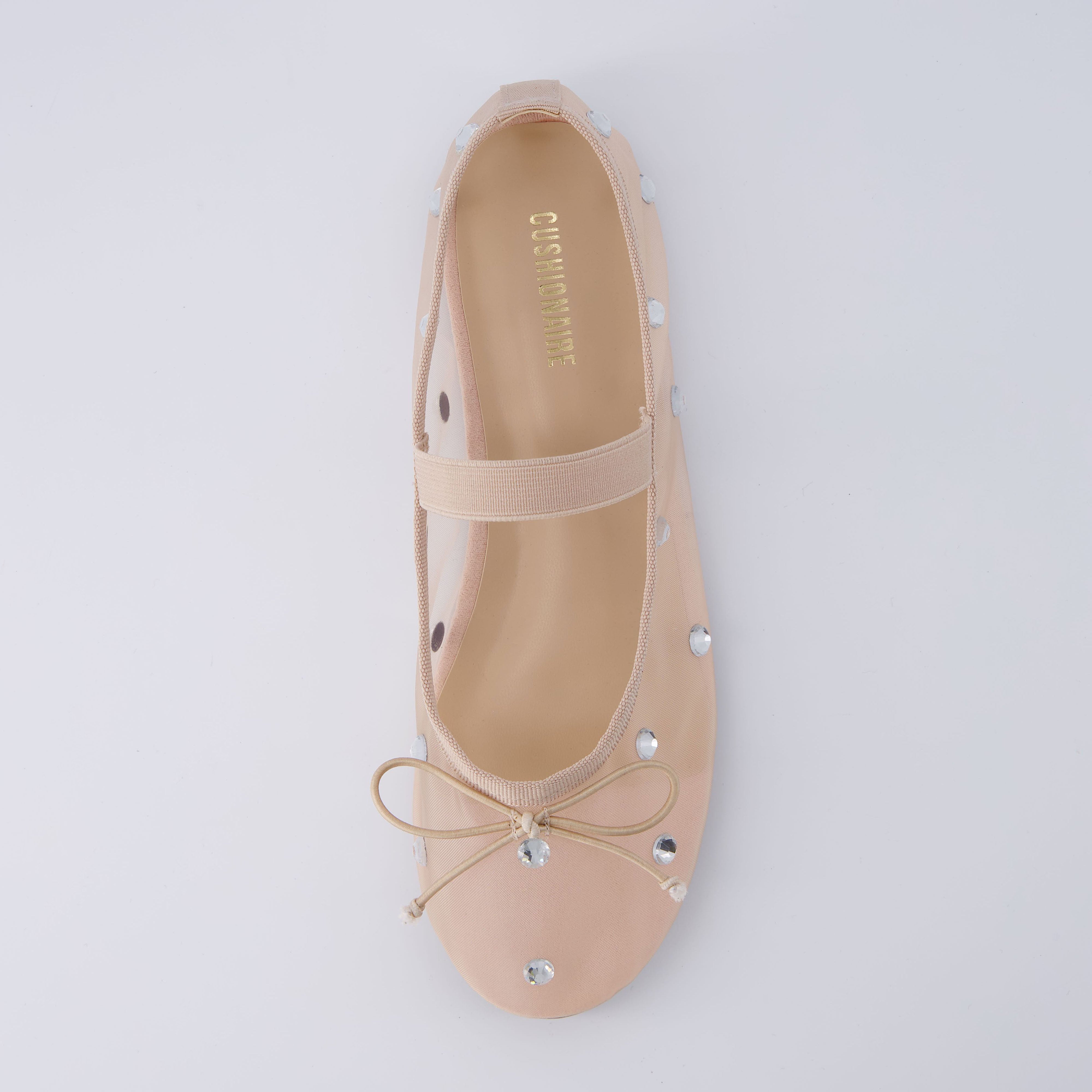 Elegant Mary Jane Flat Nude
