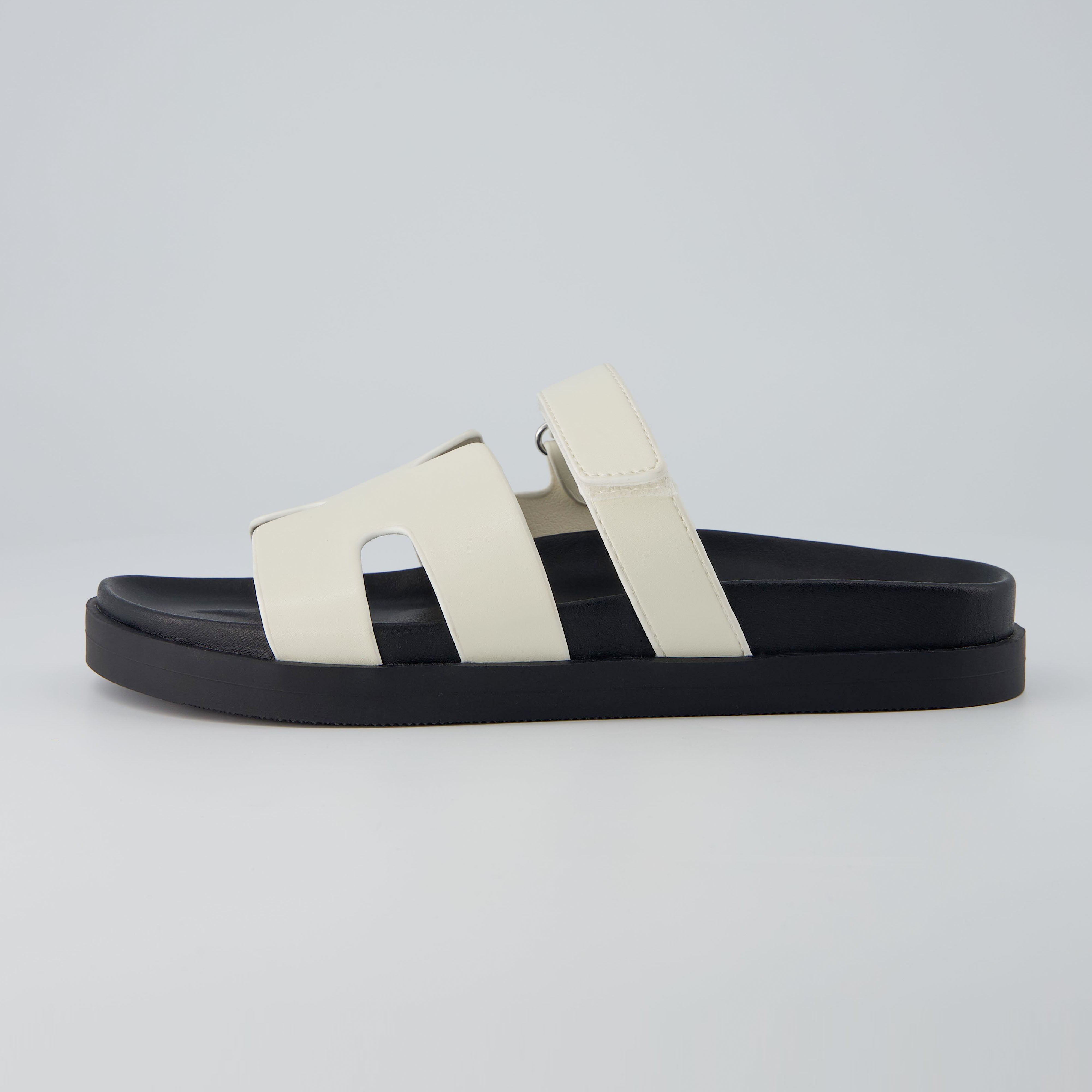 Estate Footbed Sandals Ivory Medium