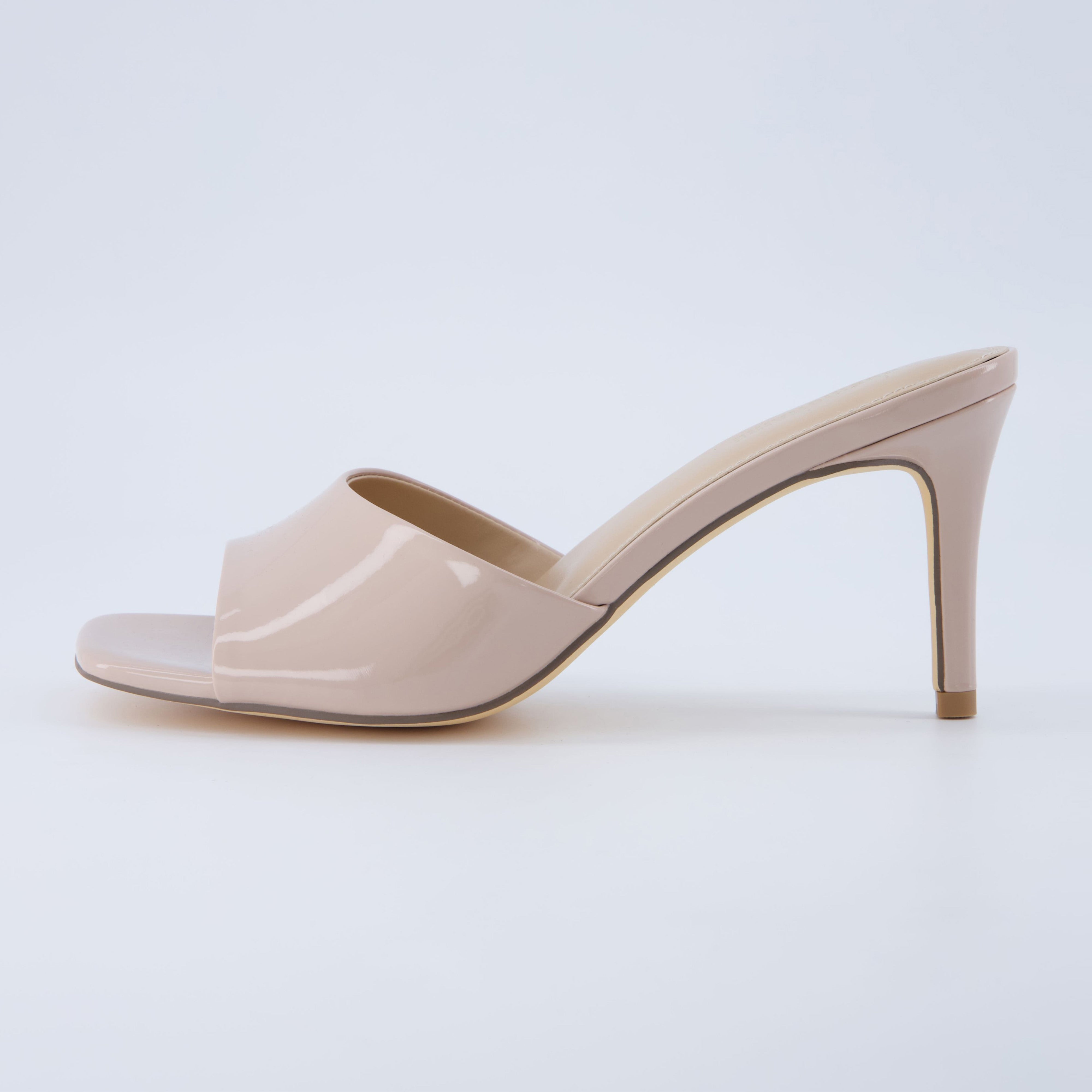 Evie Kitten Heels Nude Patent