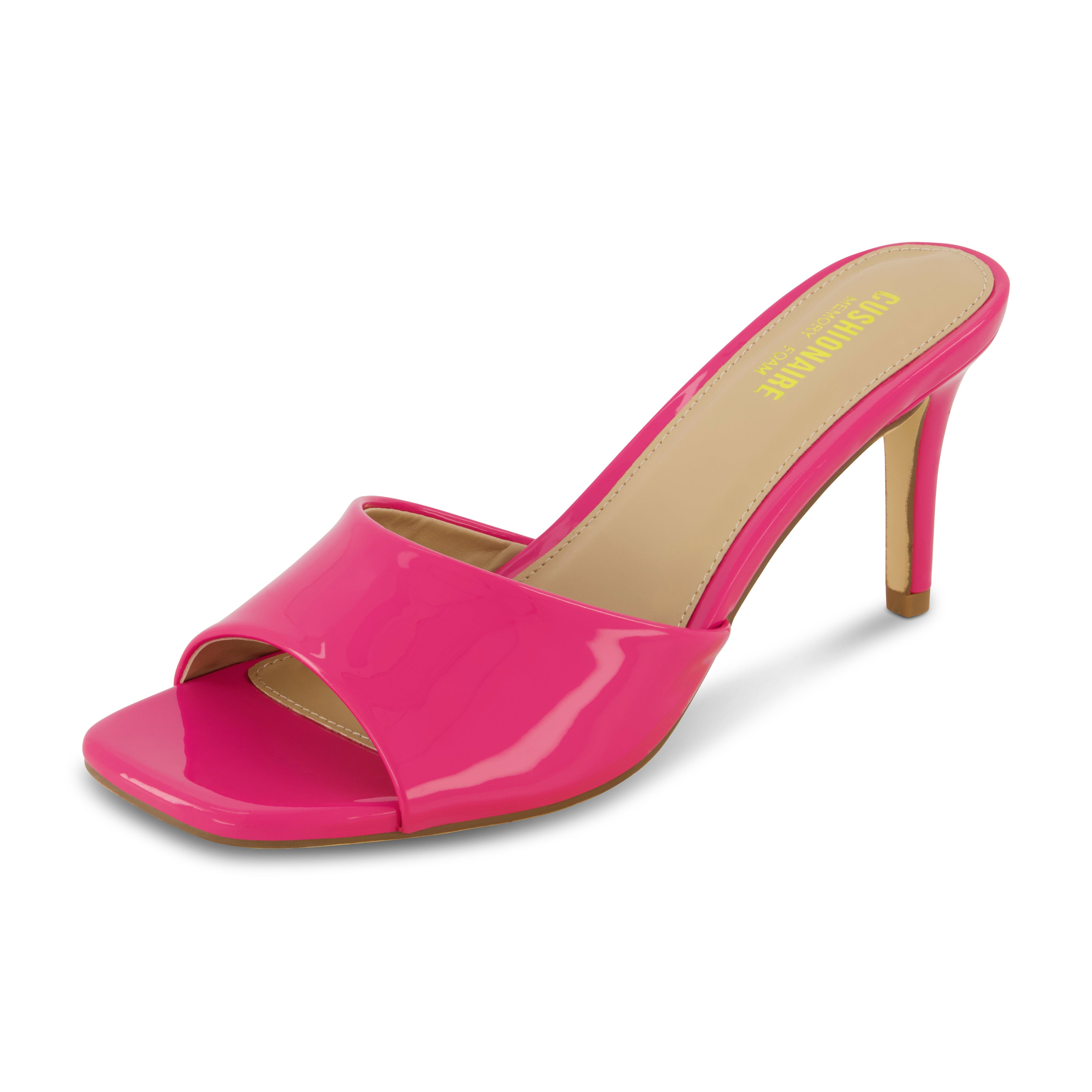 Evie Kitten Heels Hot Pink Patent