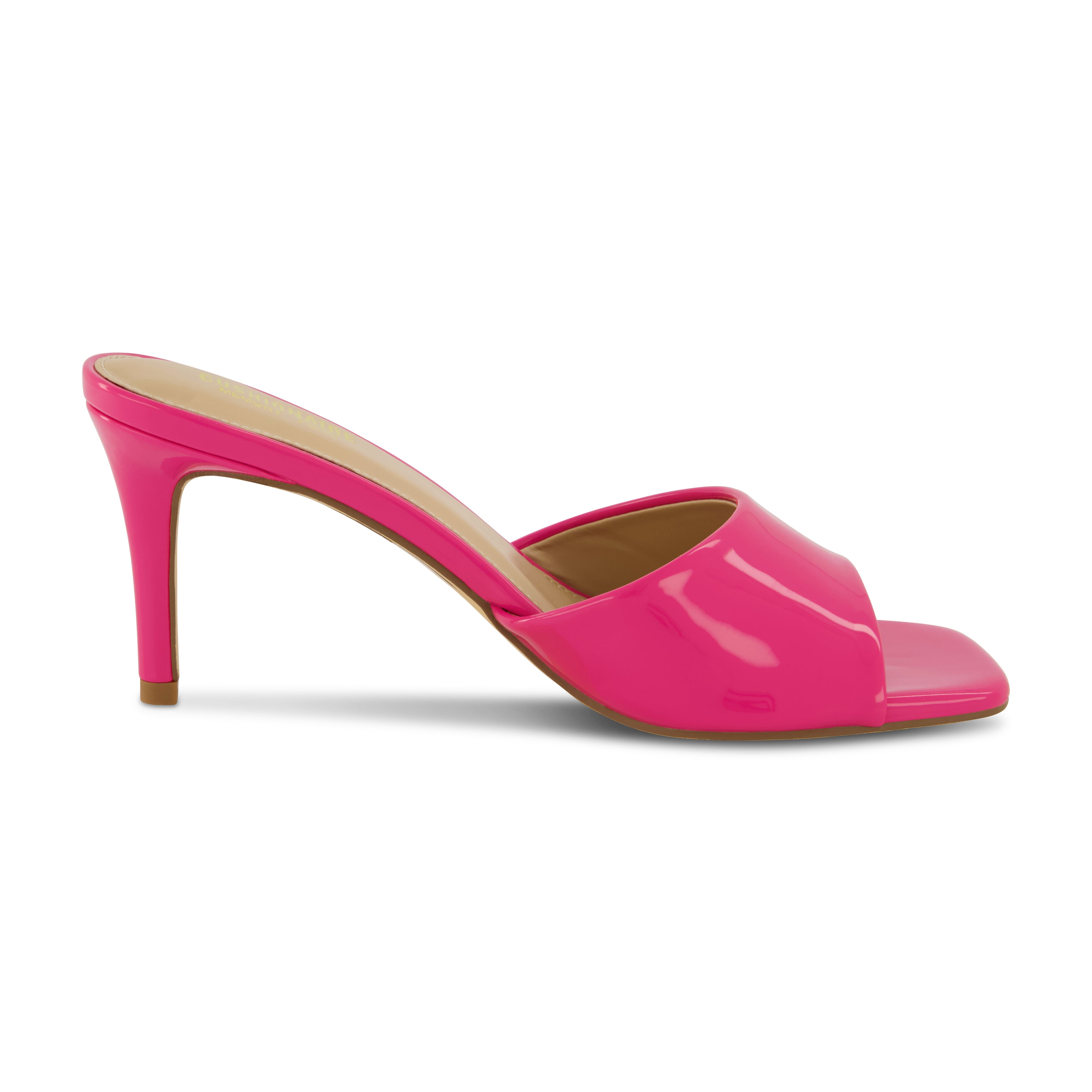 Evie Kitten Heels Hot Pink Patent