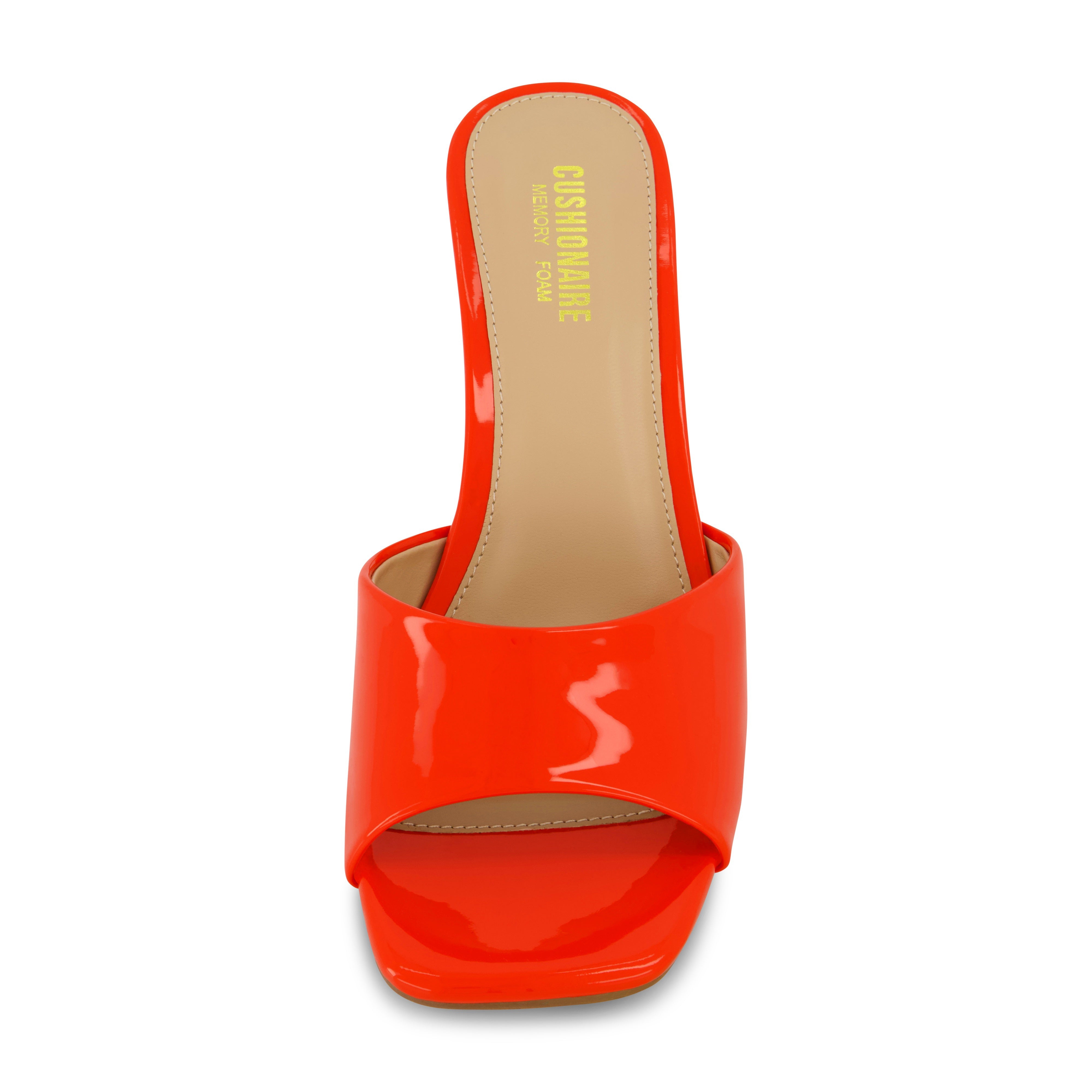 Evie Kitten Heels Orange Patent