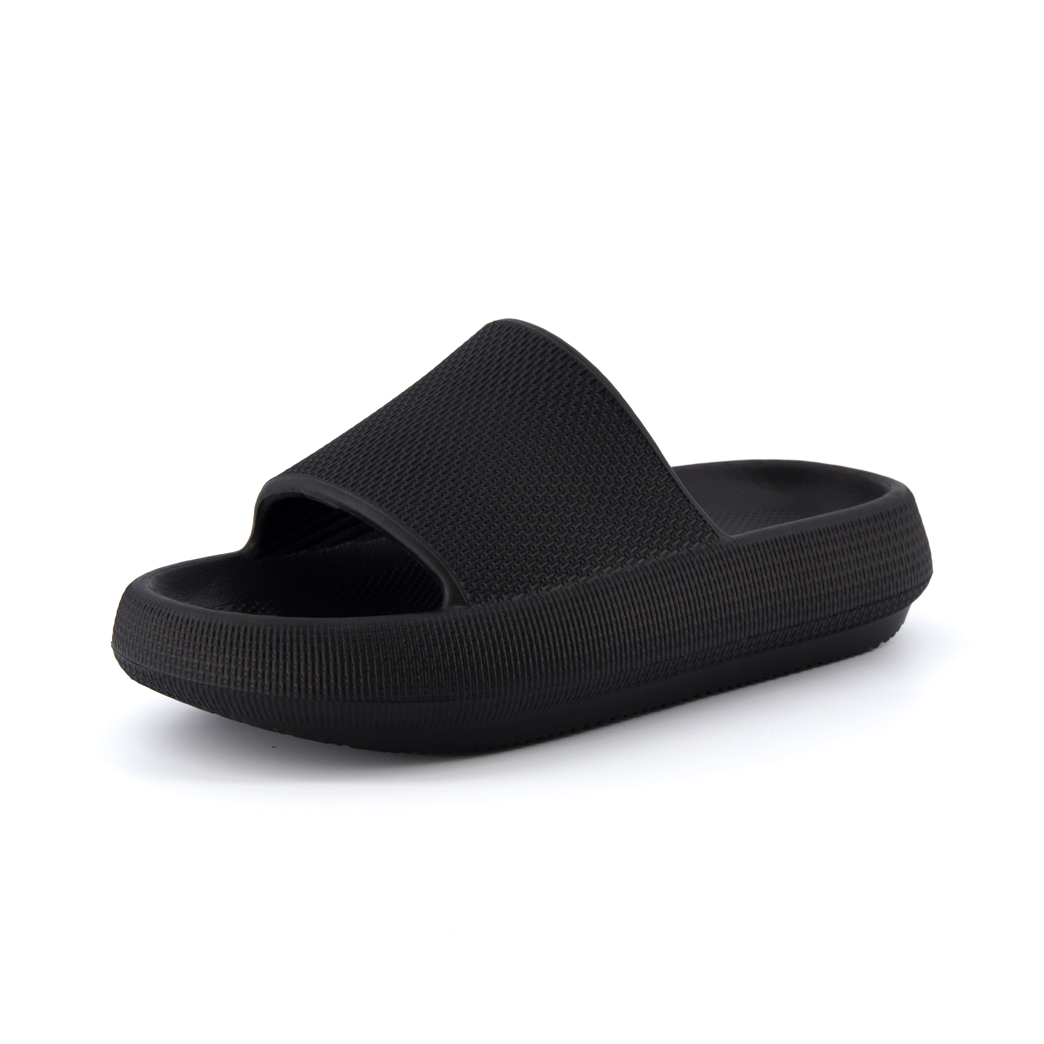 Feather Cloud Slide Black