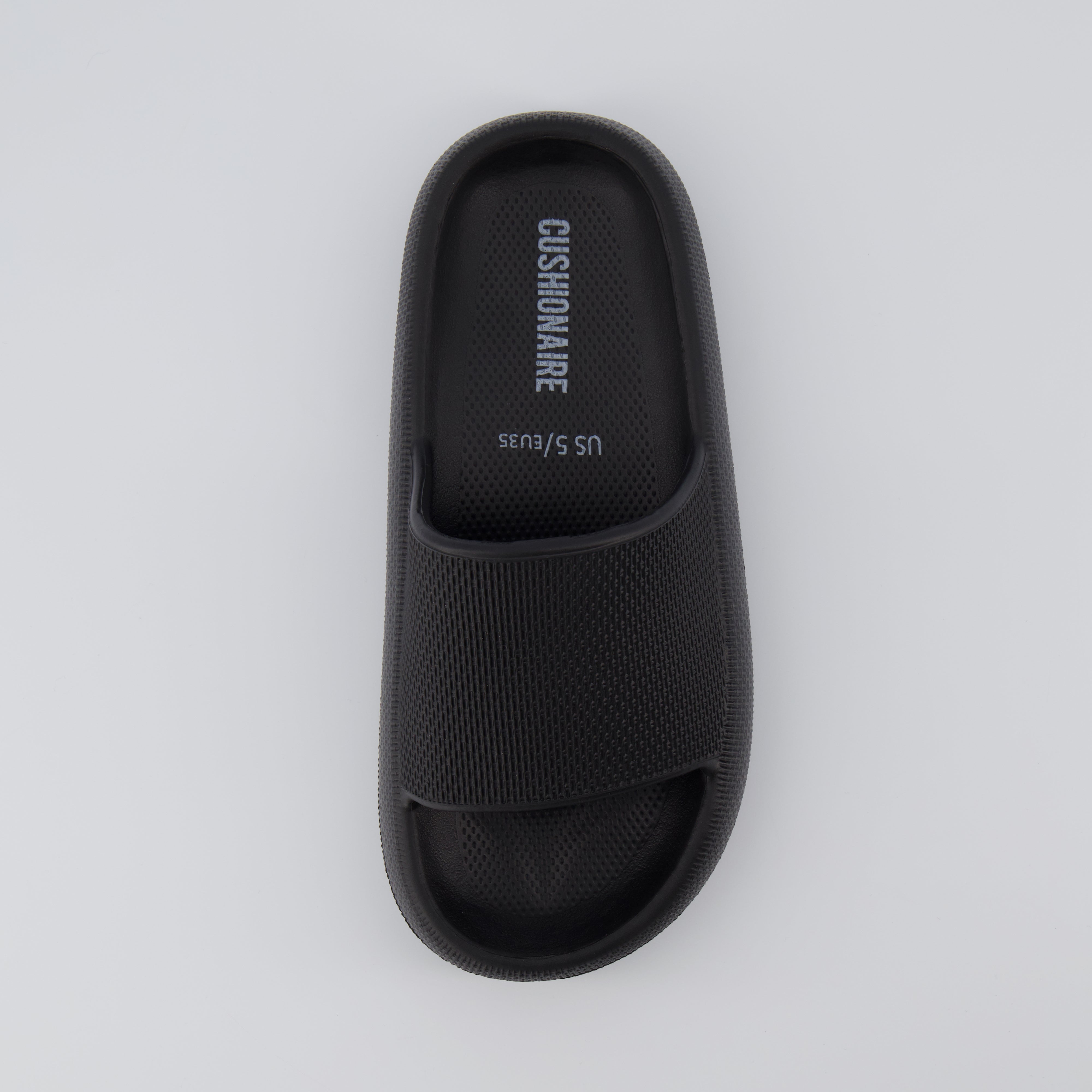 Feather Cloud Slide Black
