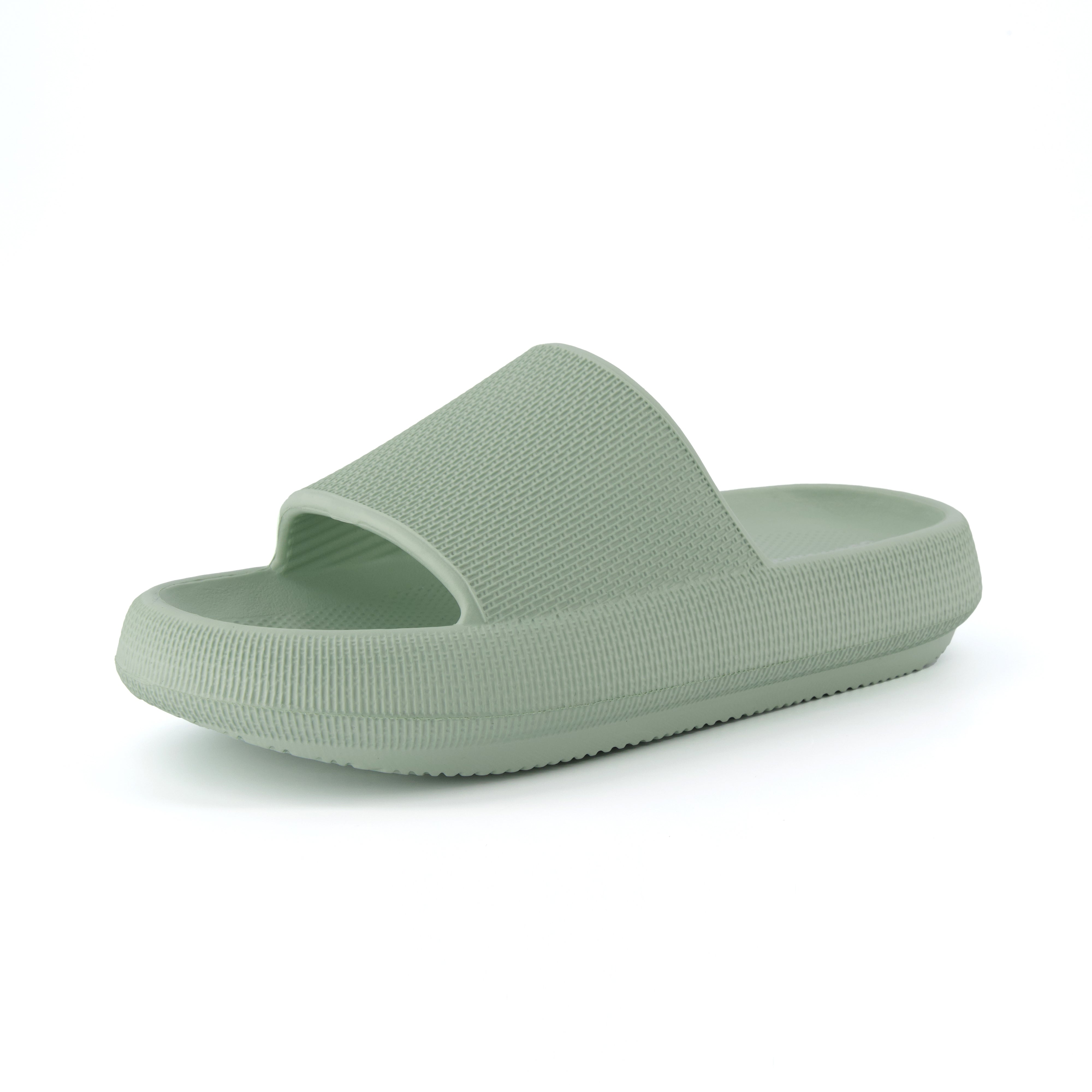 Feather Cloud Slide Green
