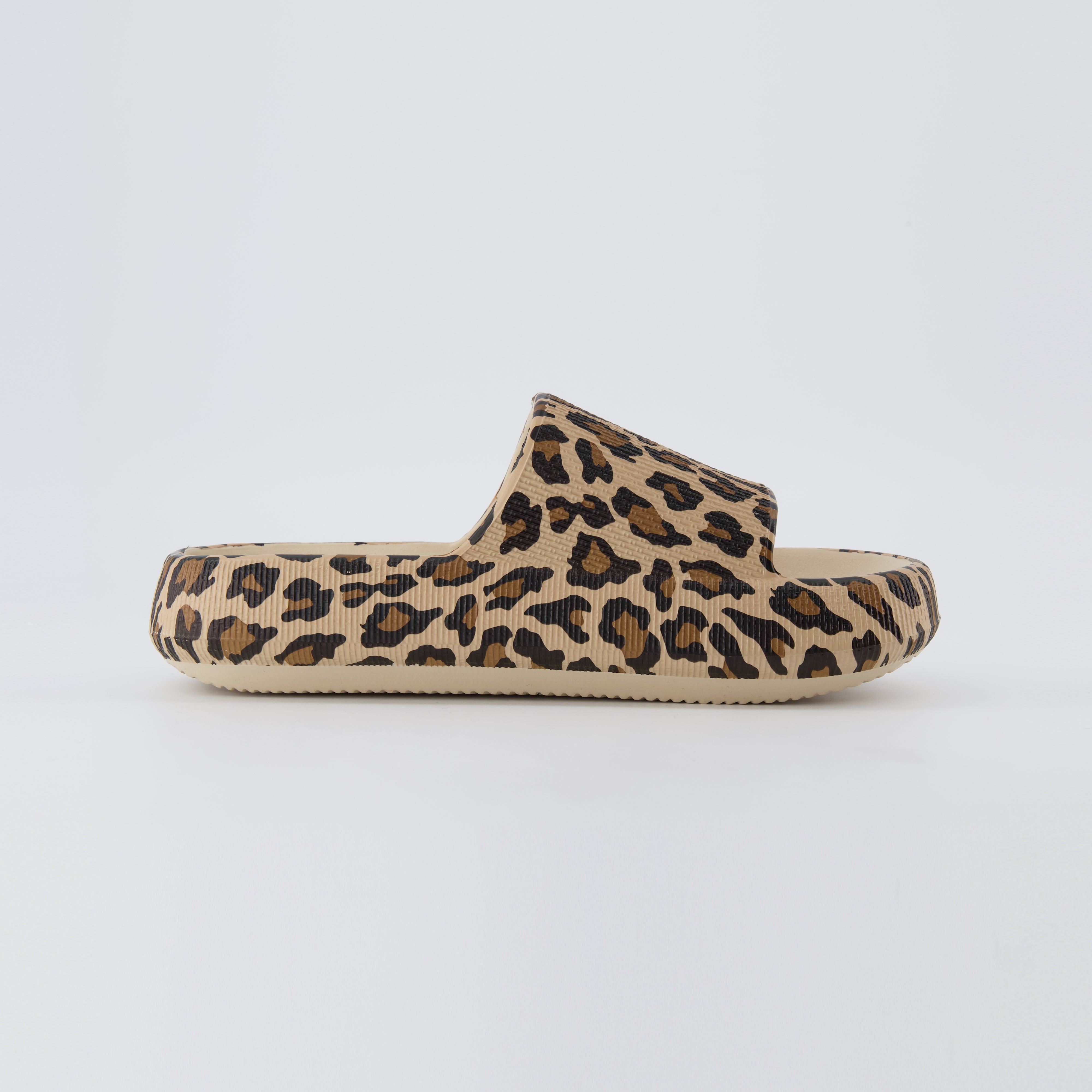 Feather Cloud Slide Leopard
