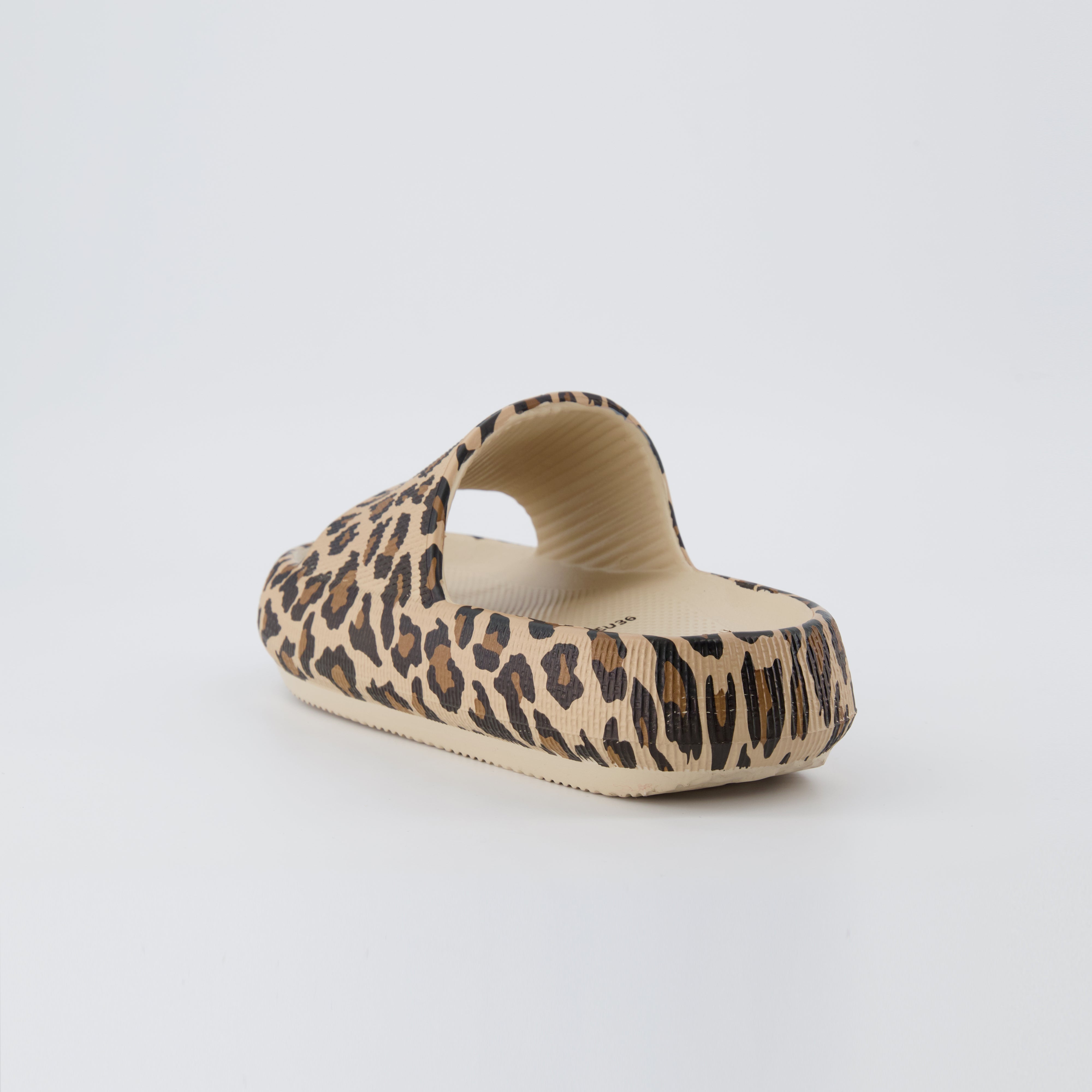 Feather Cloud Slide Leopard