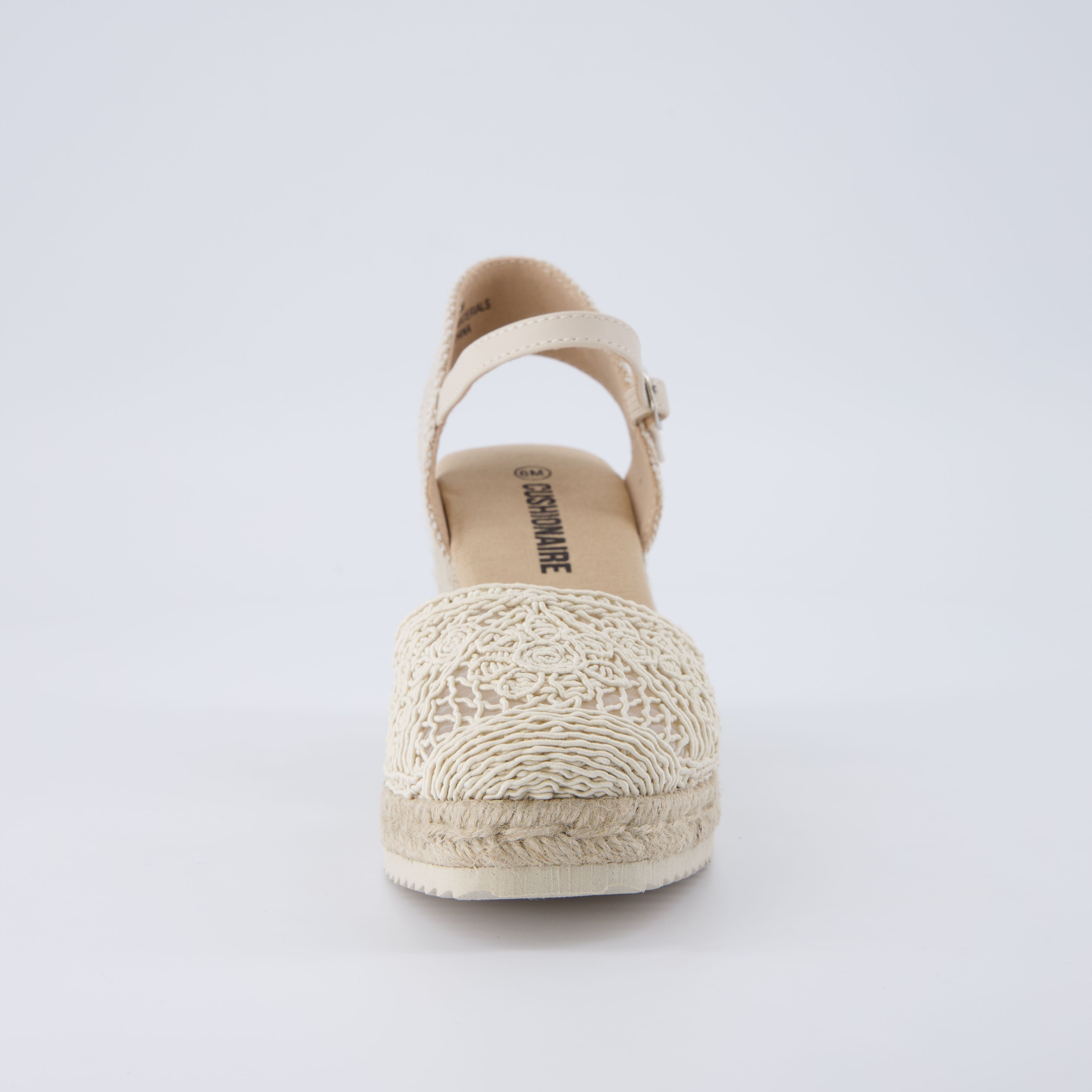 Flora Platform Espadrilles Natural