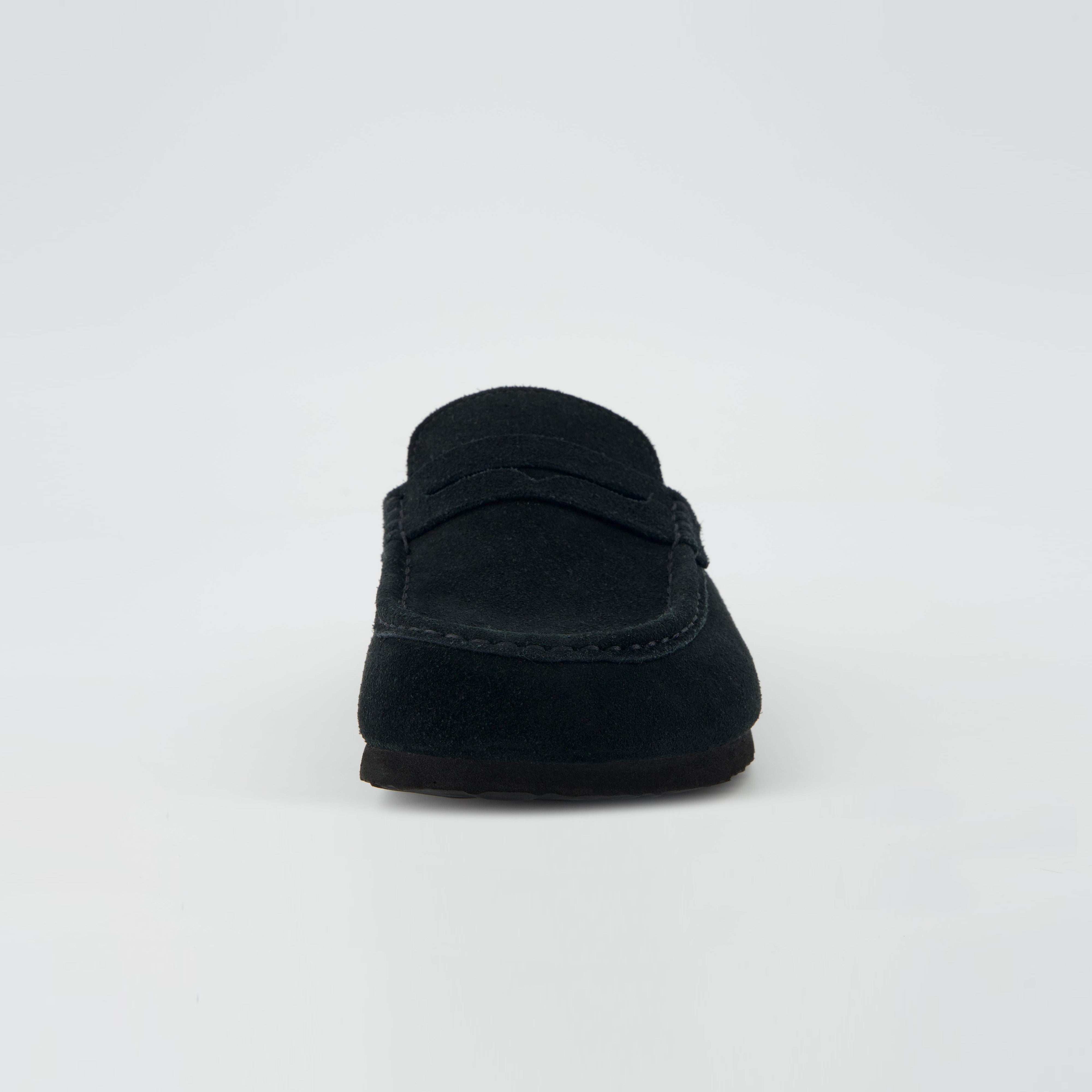 Fondu Leather Clogs Black