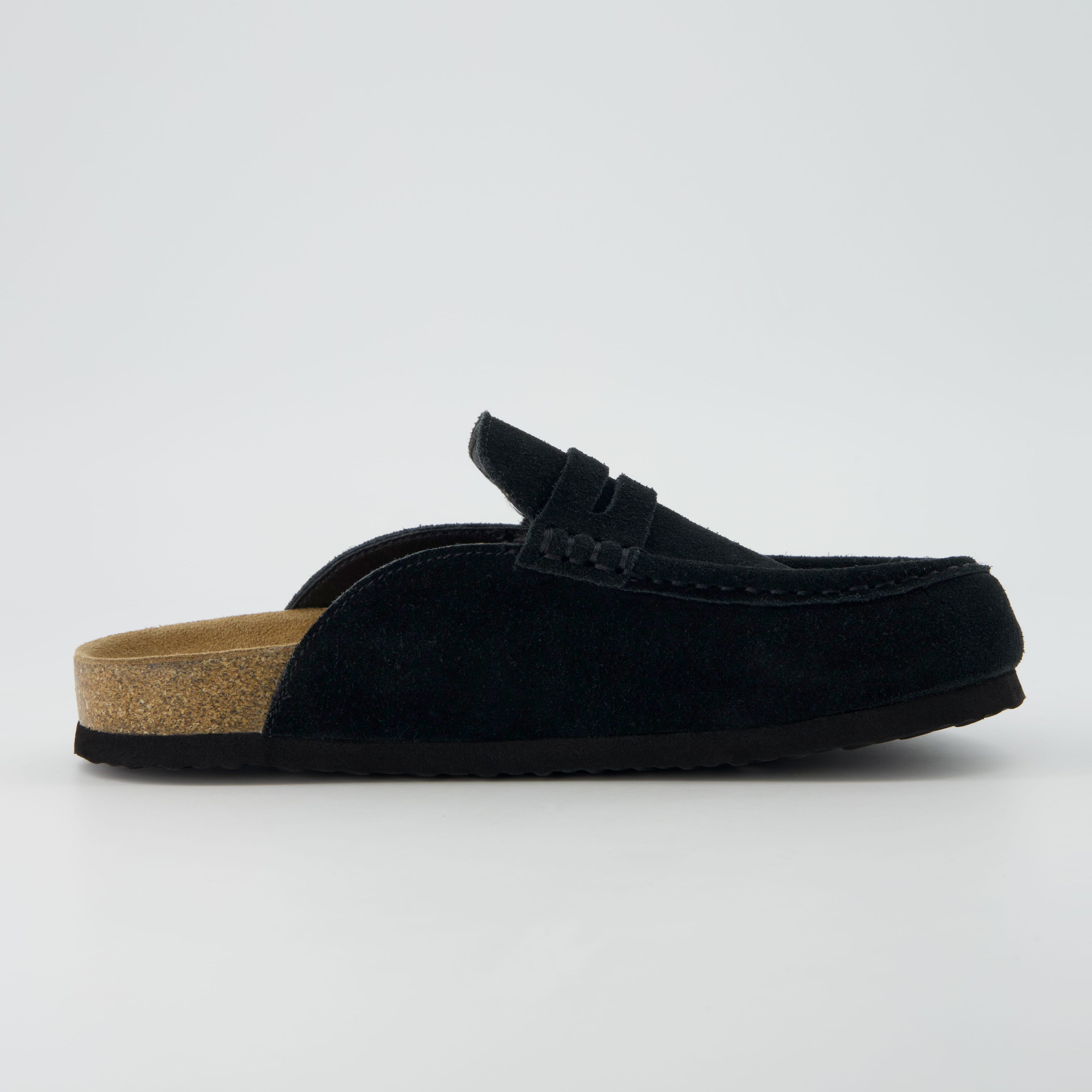Fondu Leather Clogs Black