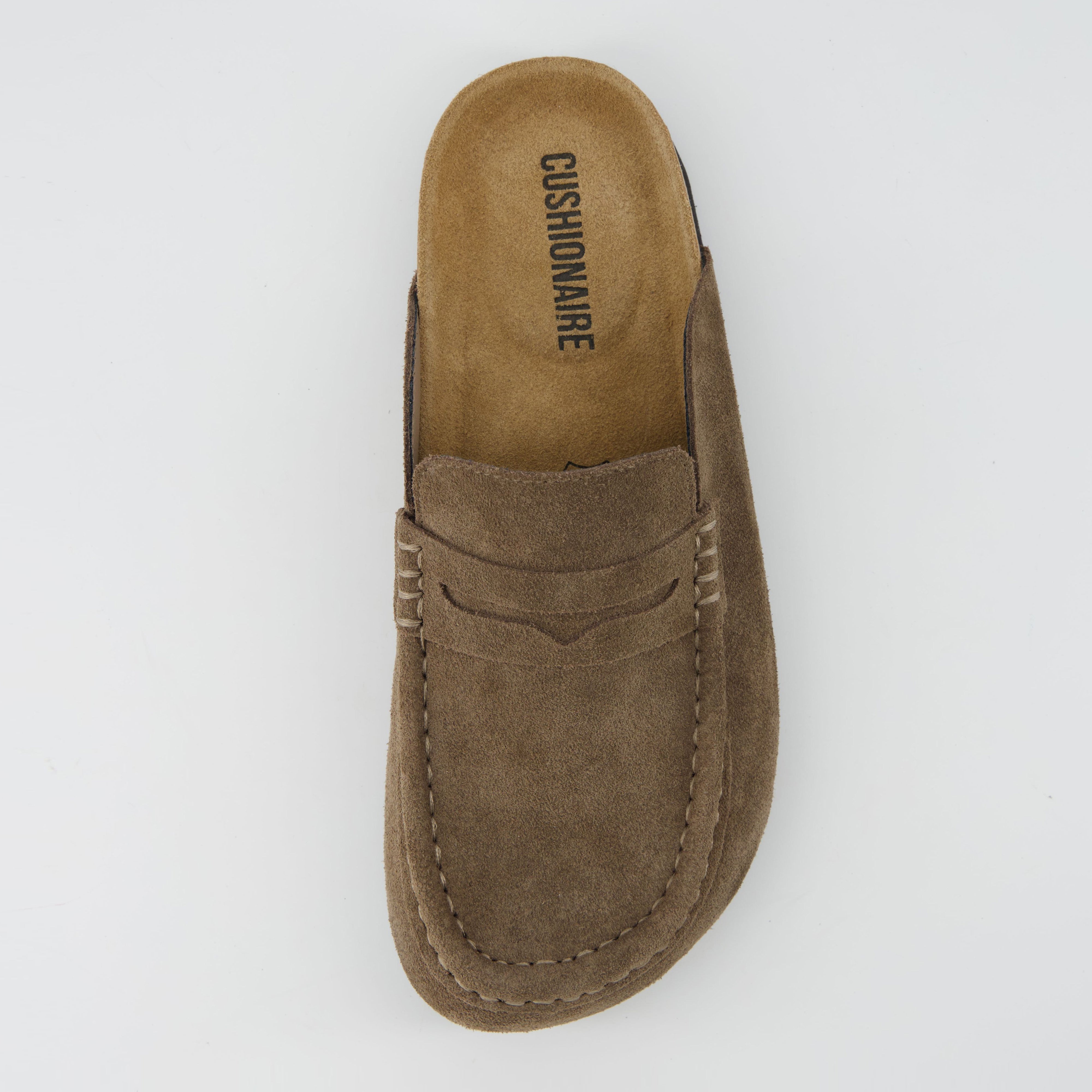 Fondu Leather Clogs Taupe