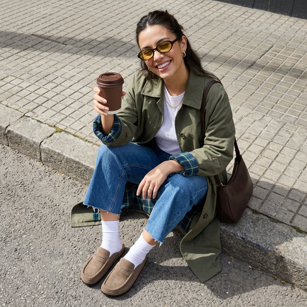 Fondu Leather Clogs