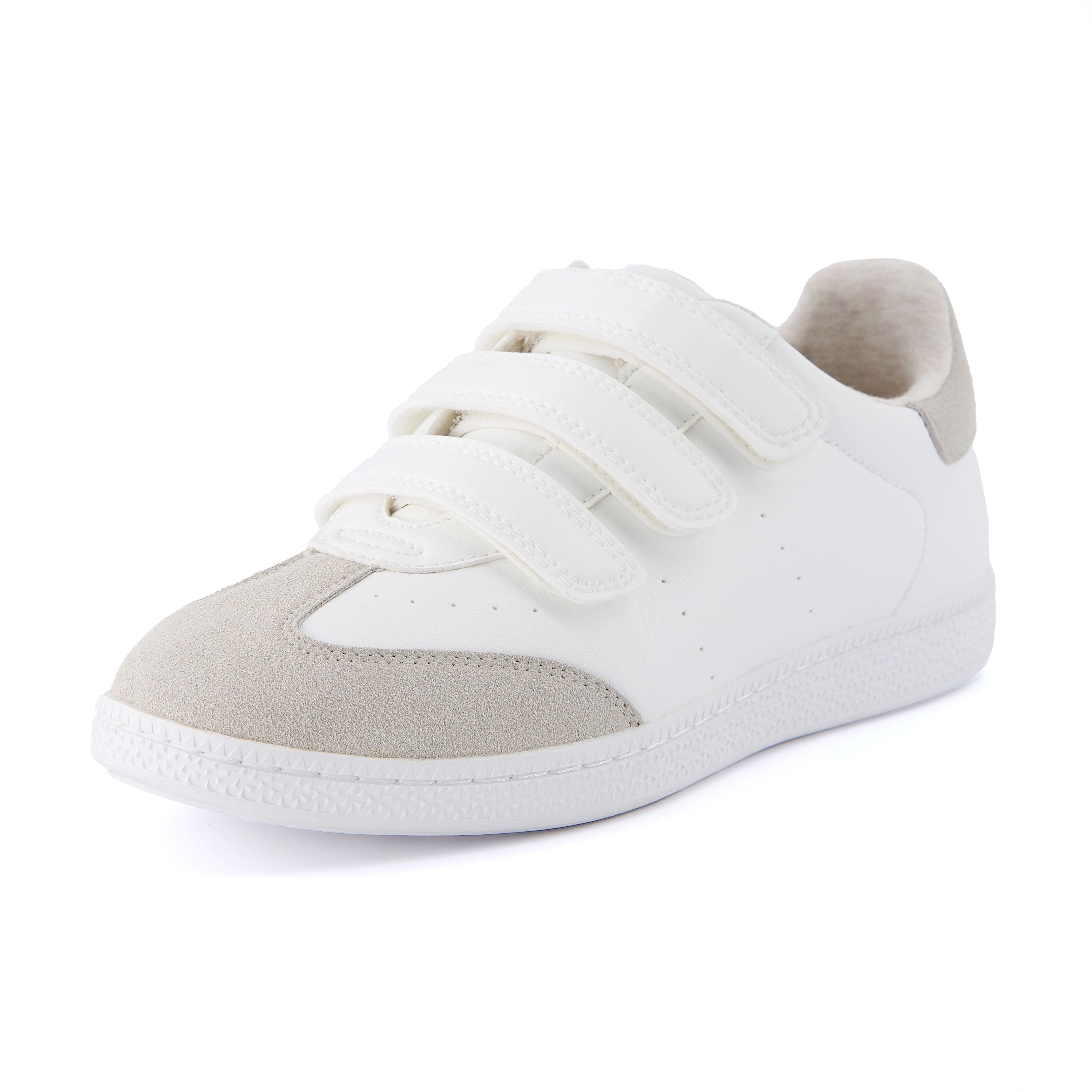 Fondue Velcro Sneaker White Grey