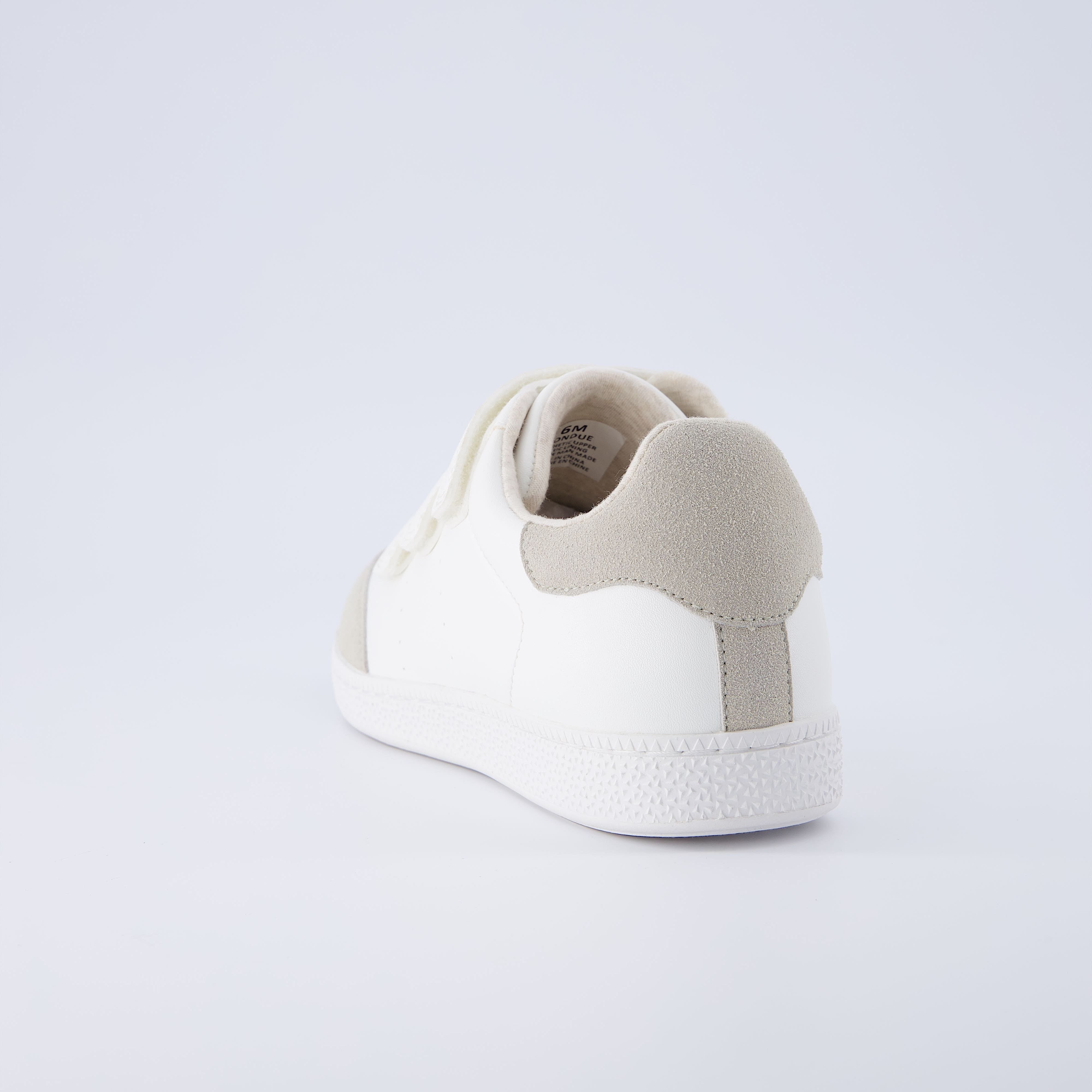 Fondue Velcro Sneaker White Grey
