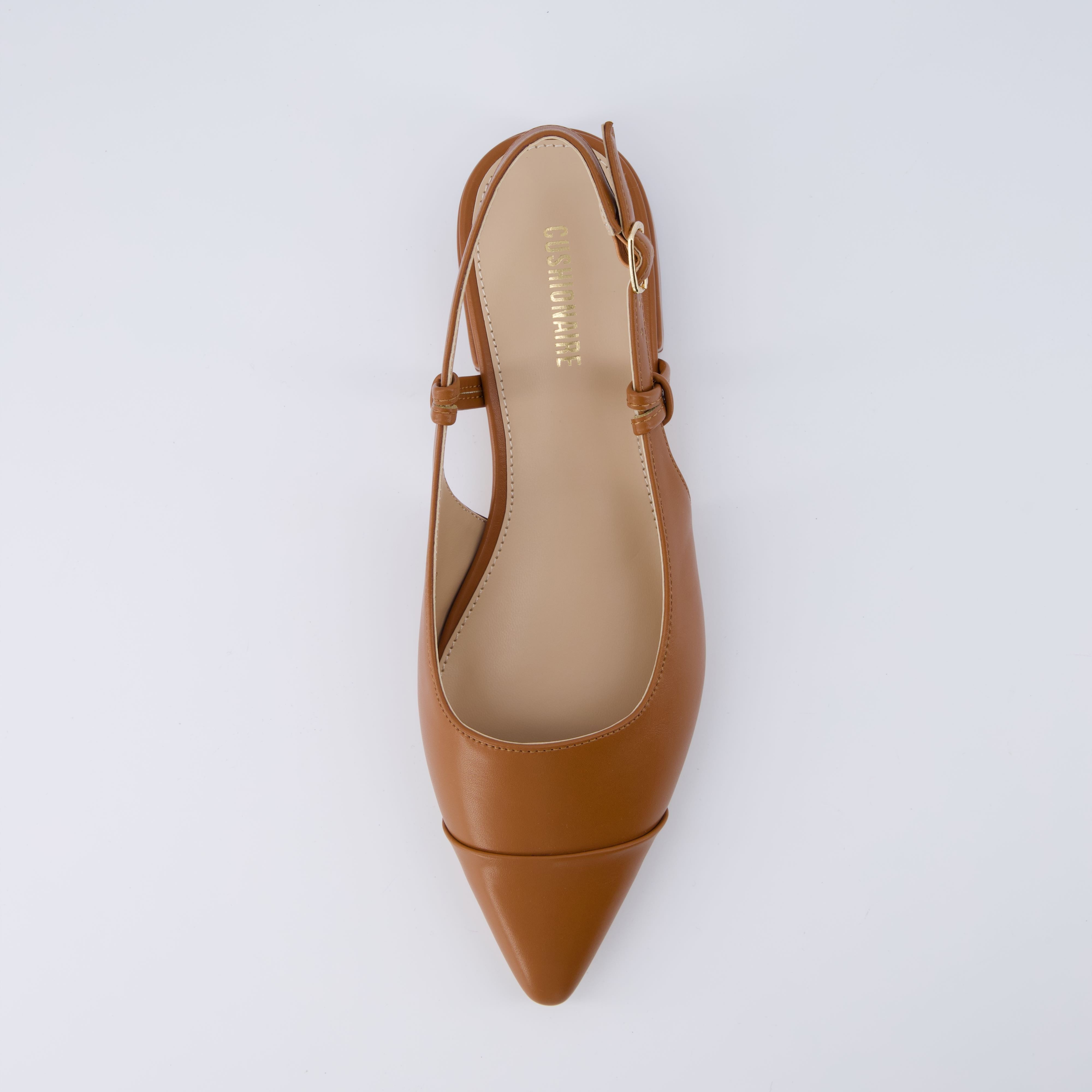 Forever Sling Back Flat Tan
