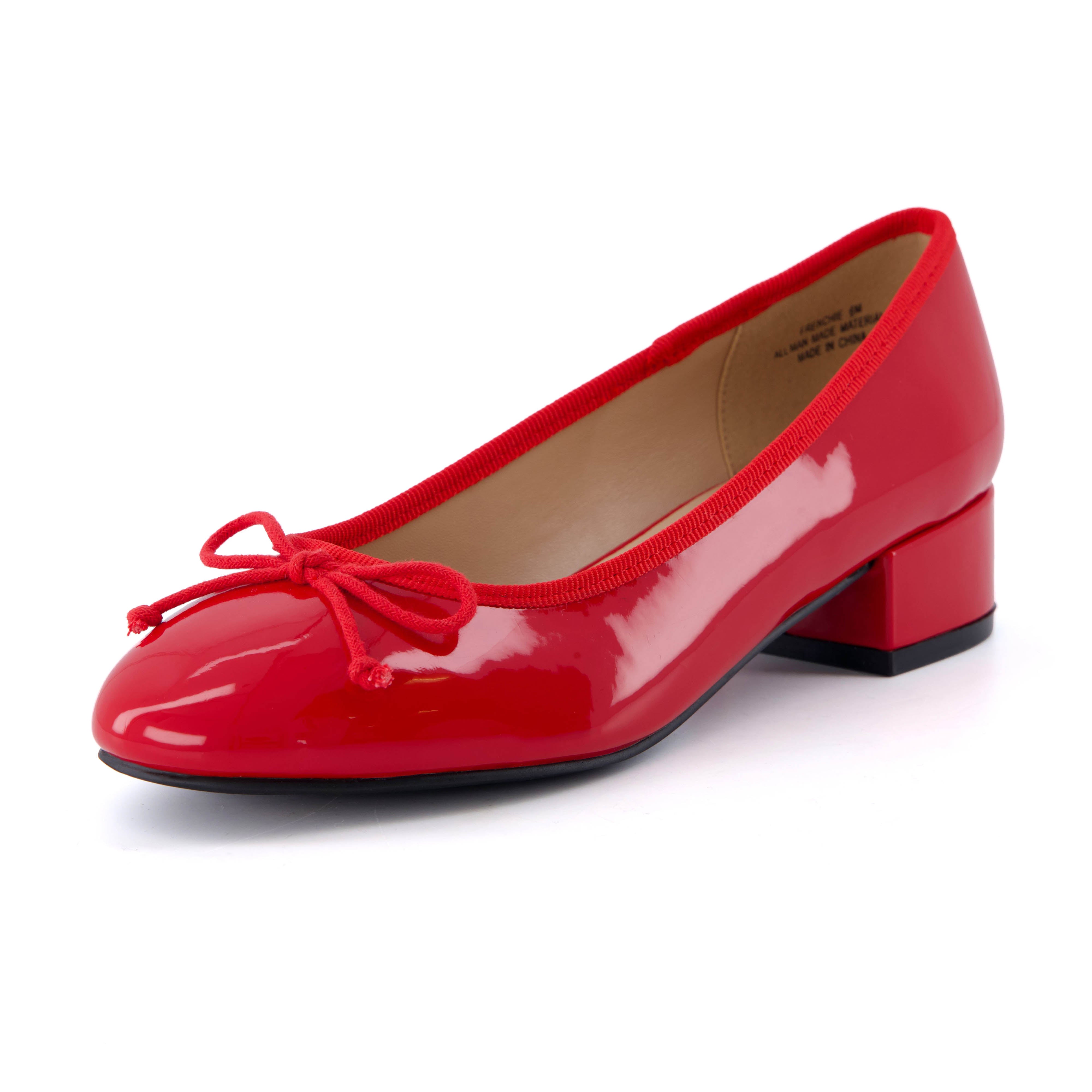 Frenchie Dress Ballerina Red