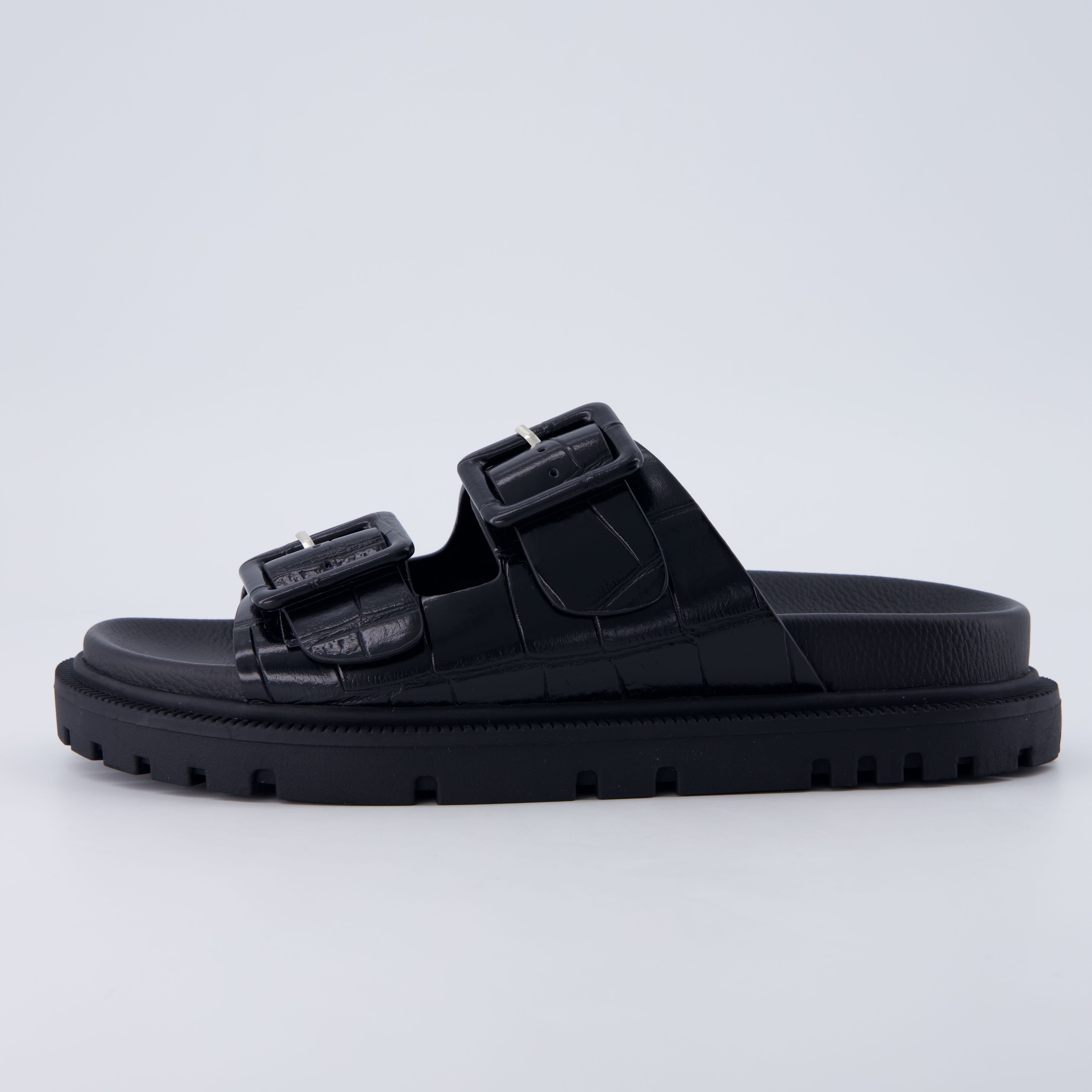 Fuse Chunky Sandals Black Medium
