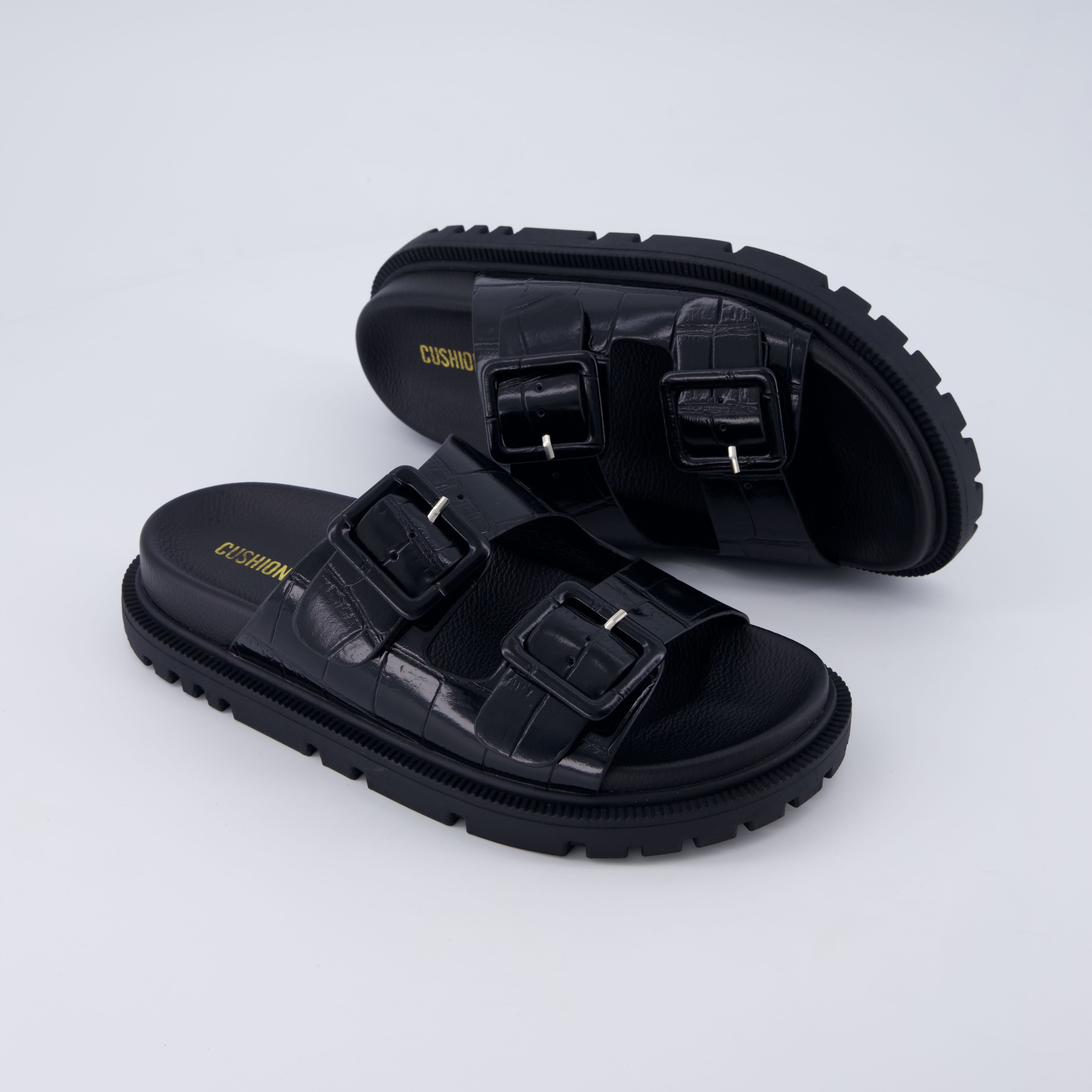 Fuse Chunky Sandals Black Medium