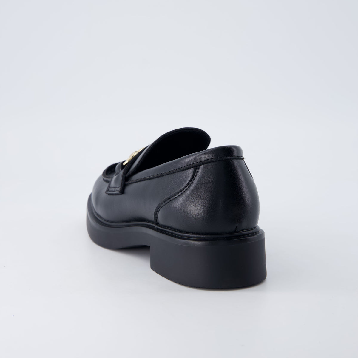 Gamble Genuine Leather Loafers Black