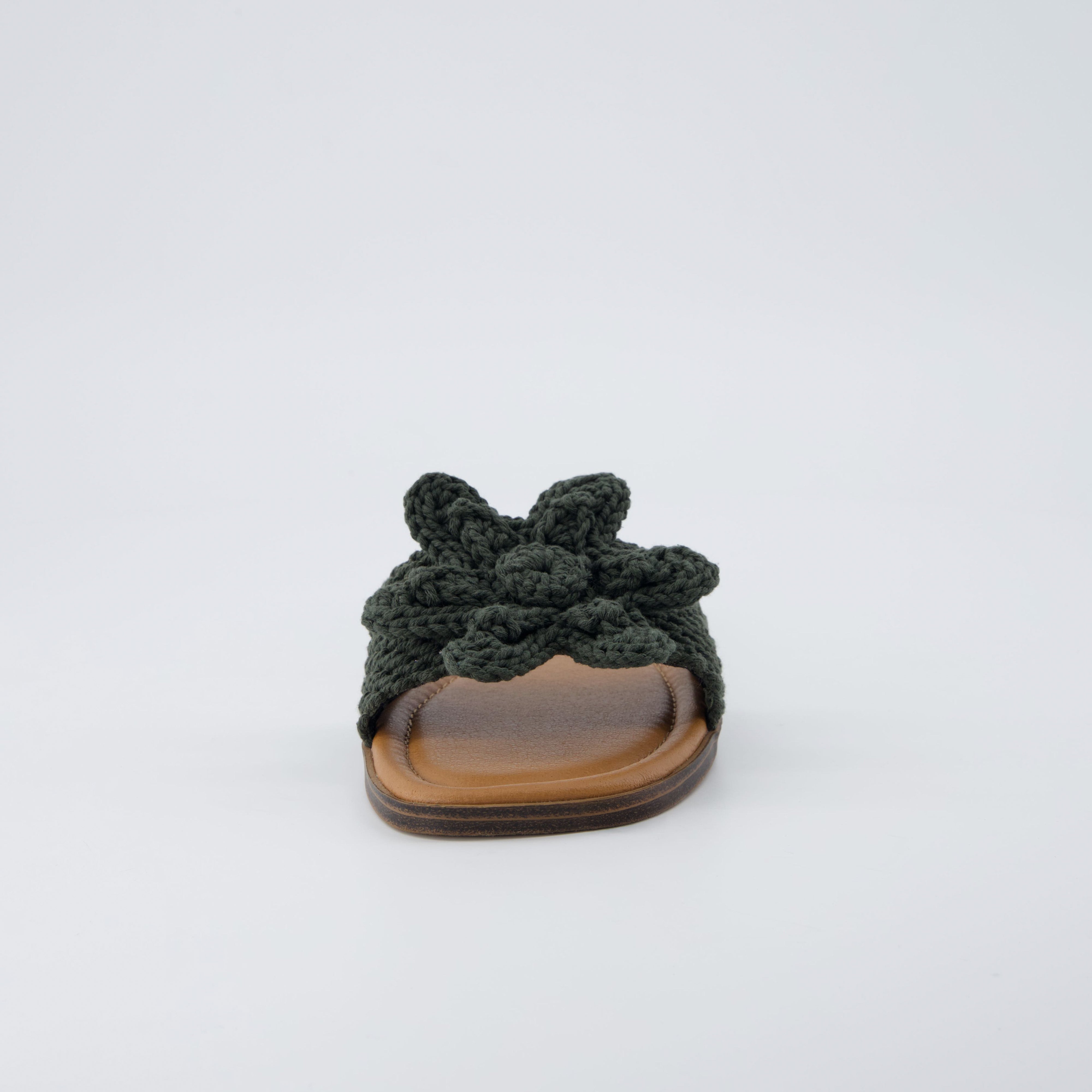 Gemma Knit Slides Blue
