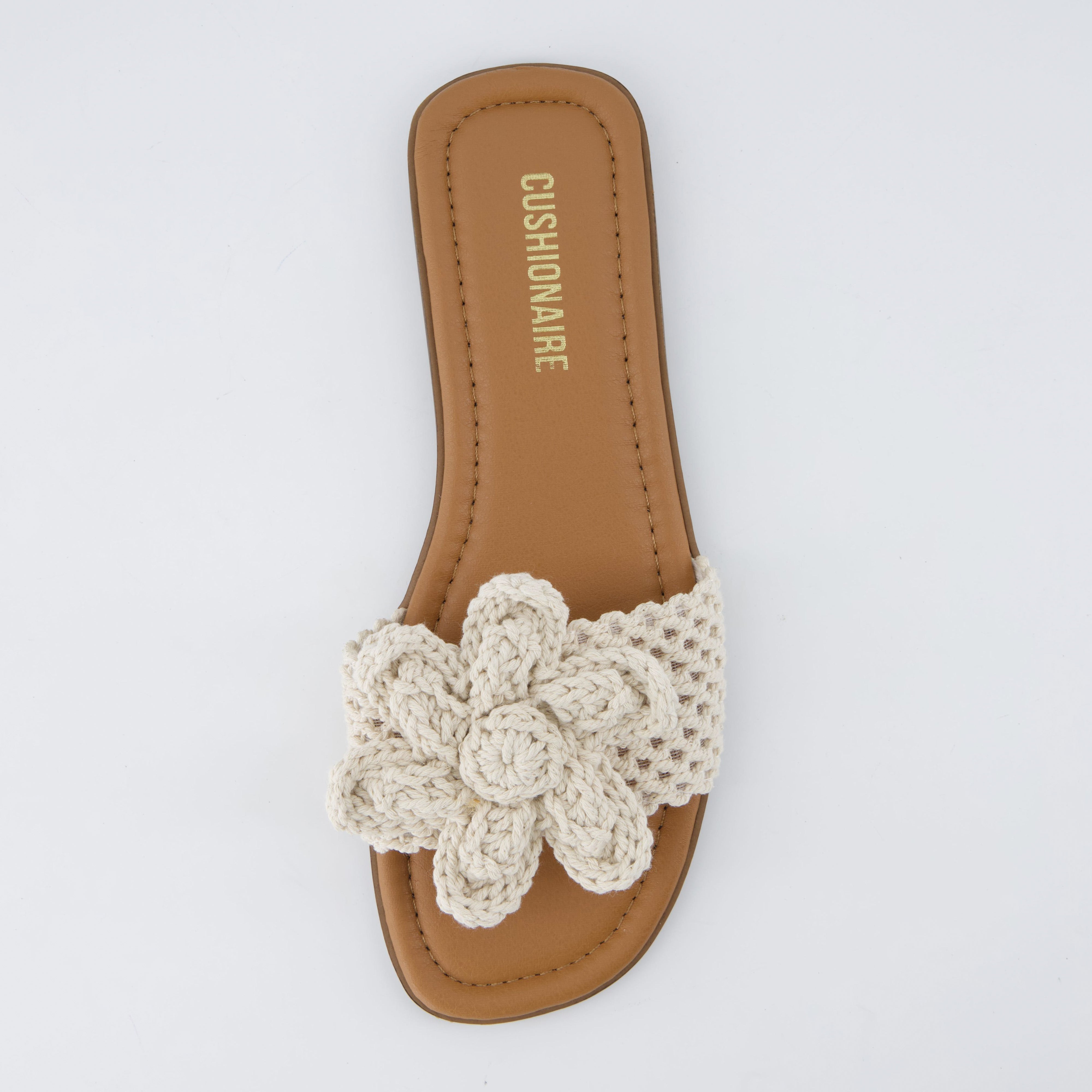 Gemma Knit Slides Natural