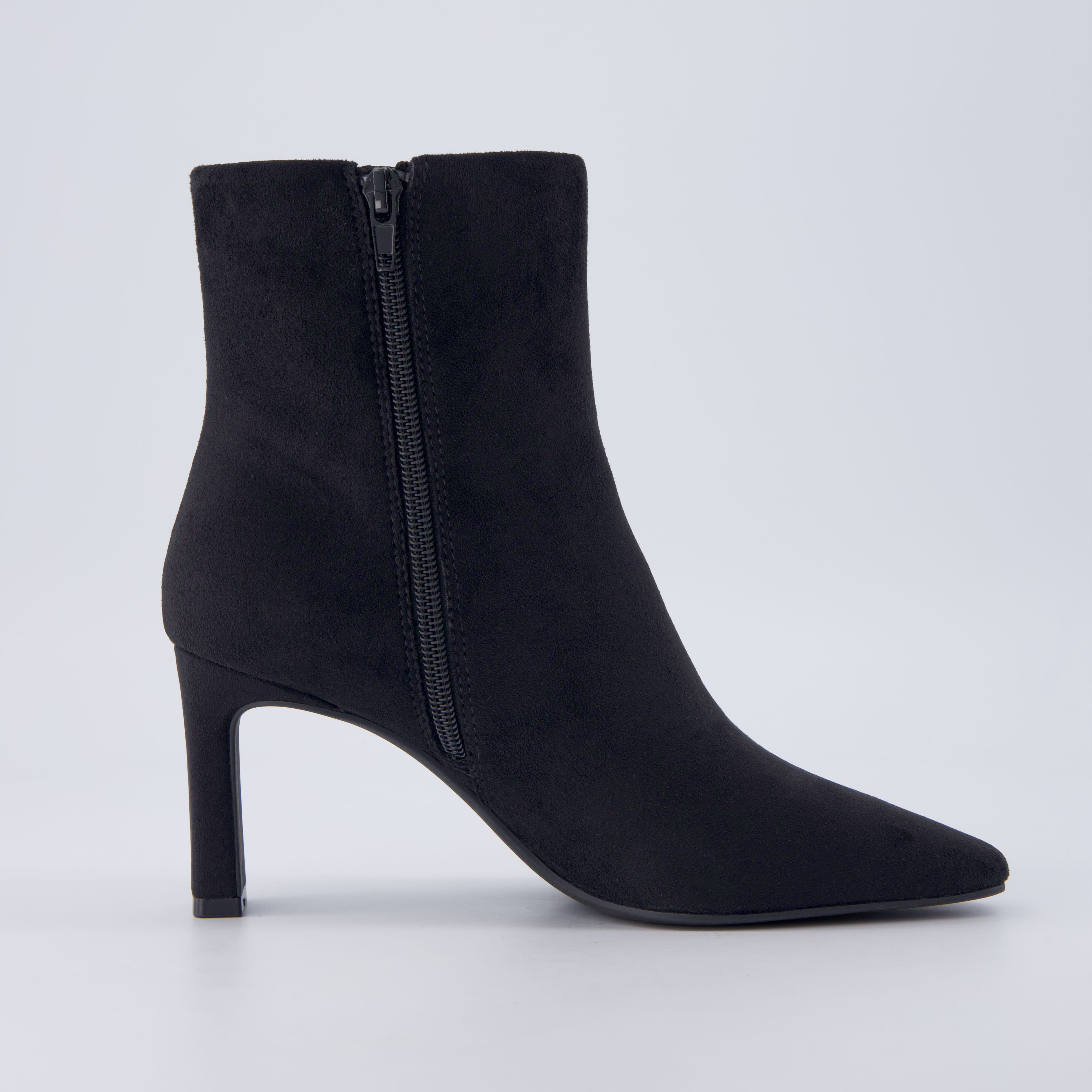 Giana High Heel Ankle Boots Black Medium