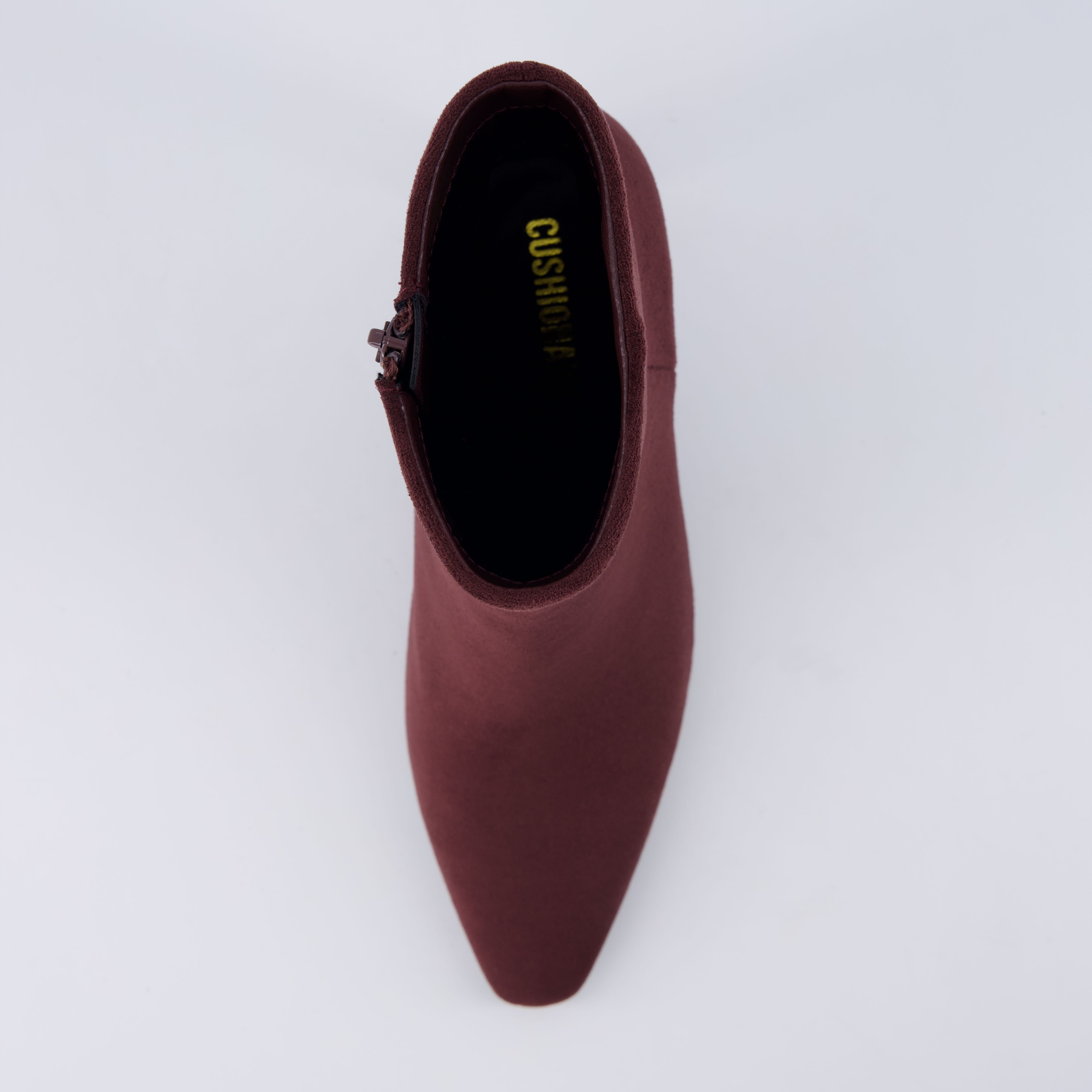 Giana High Heel Ankle Boots Burgundy Medium