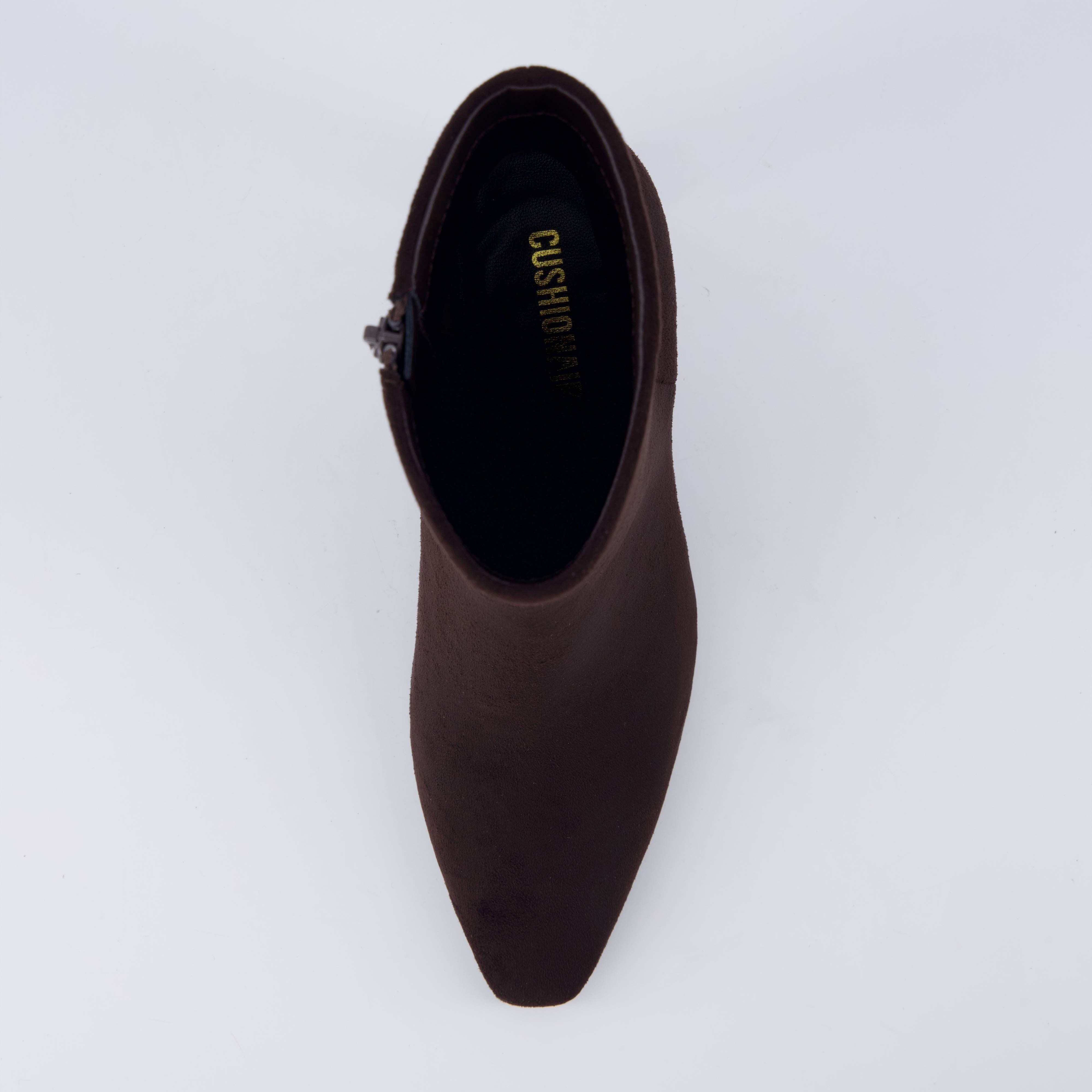 Giana High Heel Ankle Boots Chocolate Medium