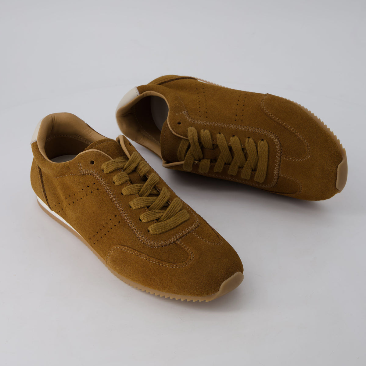 Gibbs Retro Women Sneakers Camel Medium