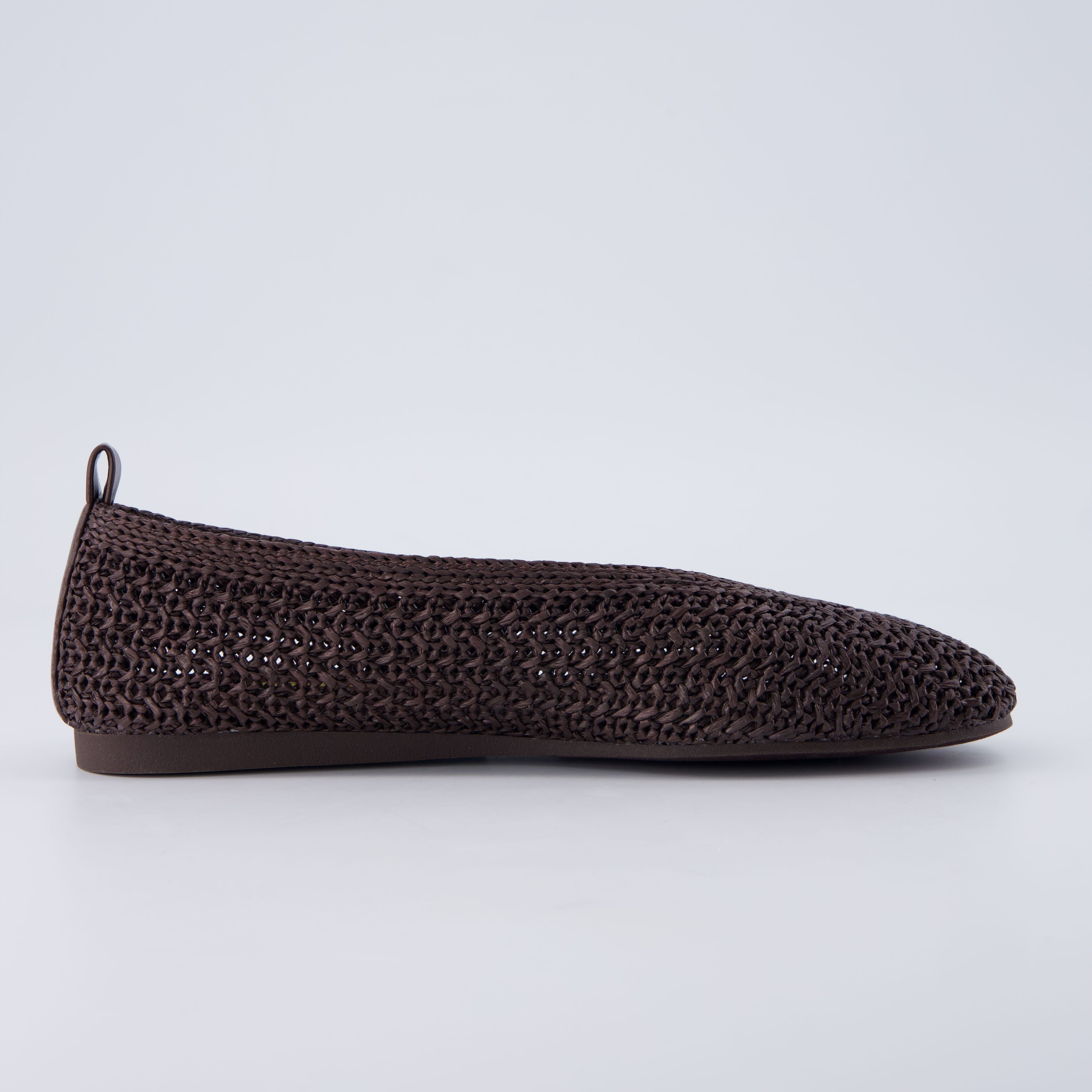 Gilt Woven Ballet Flats