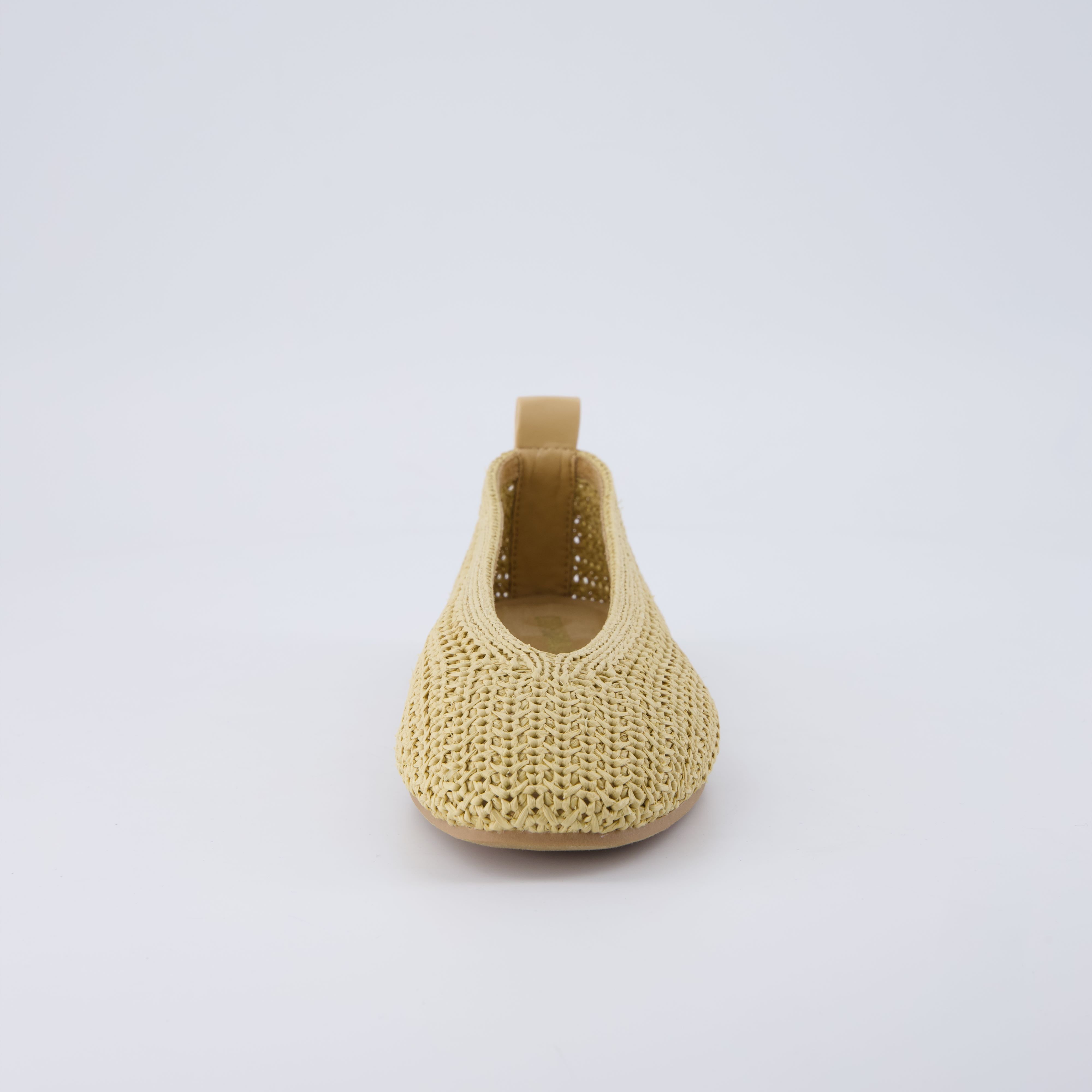 Gilt Woven Ballet Flats