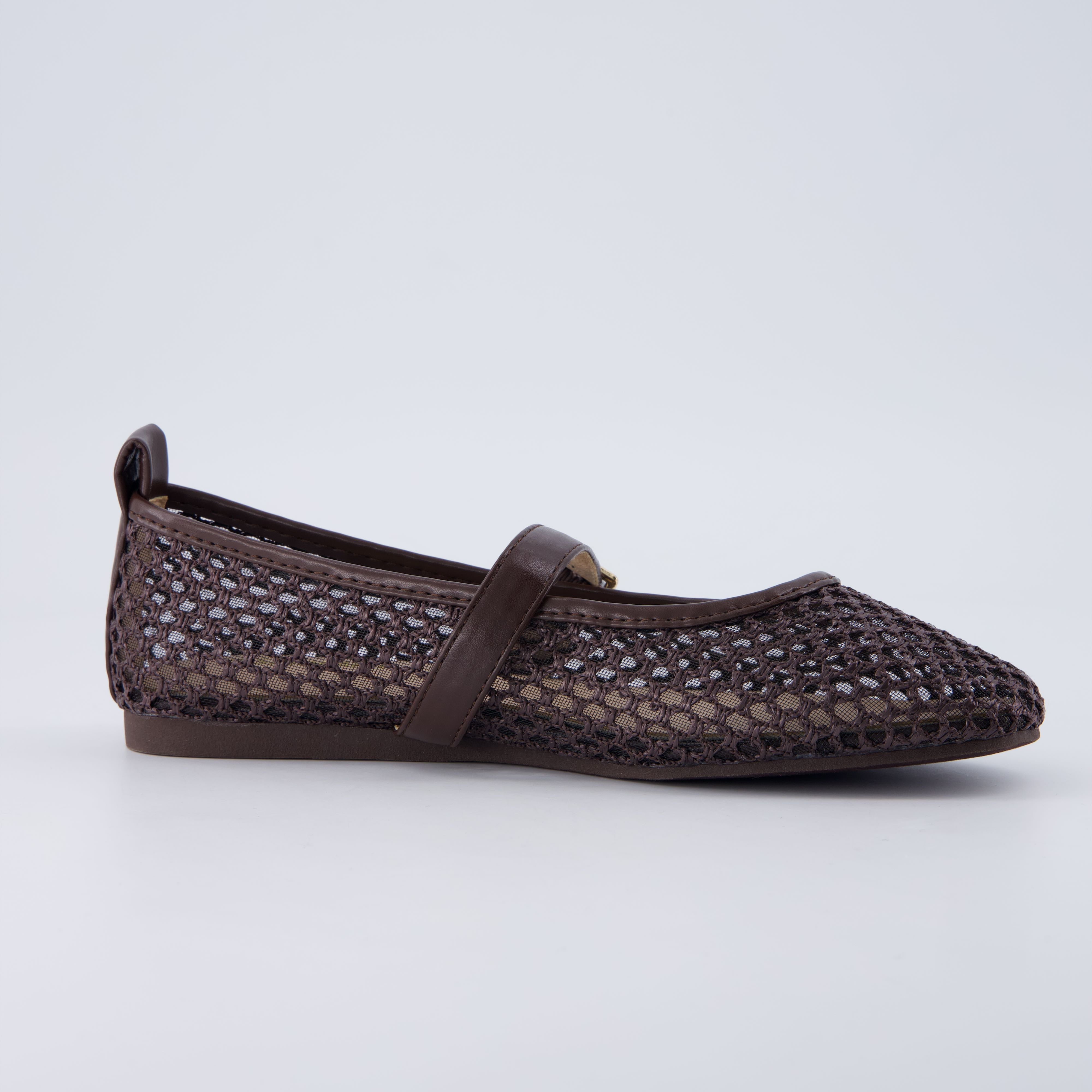 Gracie Mesh Mary Jane Flats