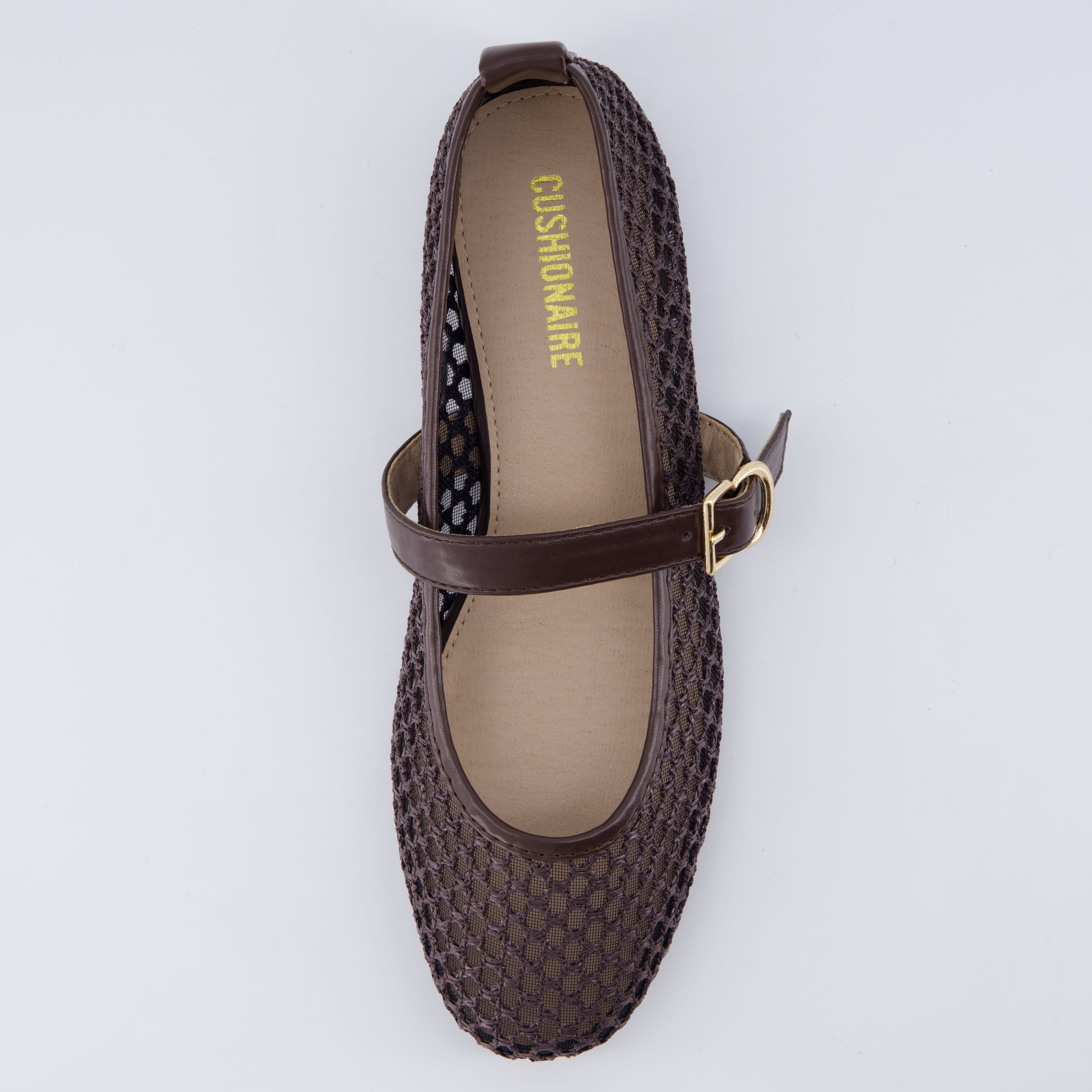 Gracie Mesh Mary Jane Flats