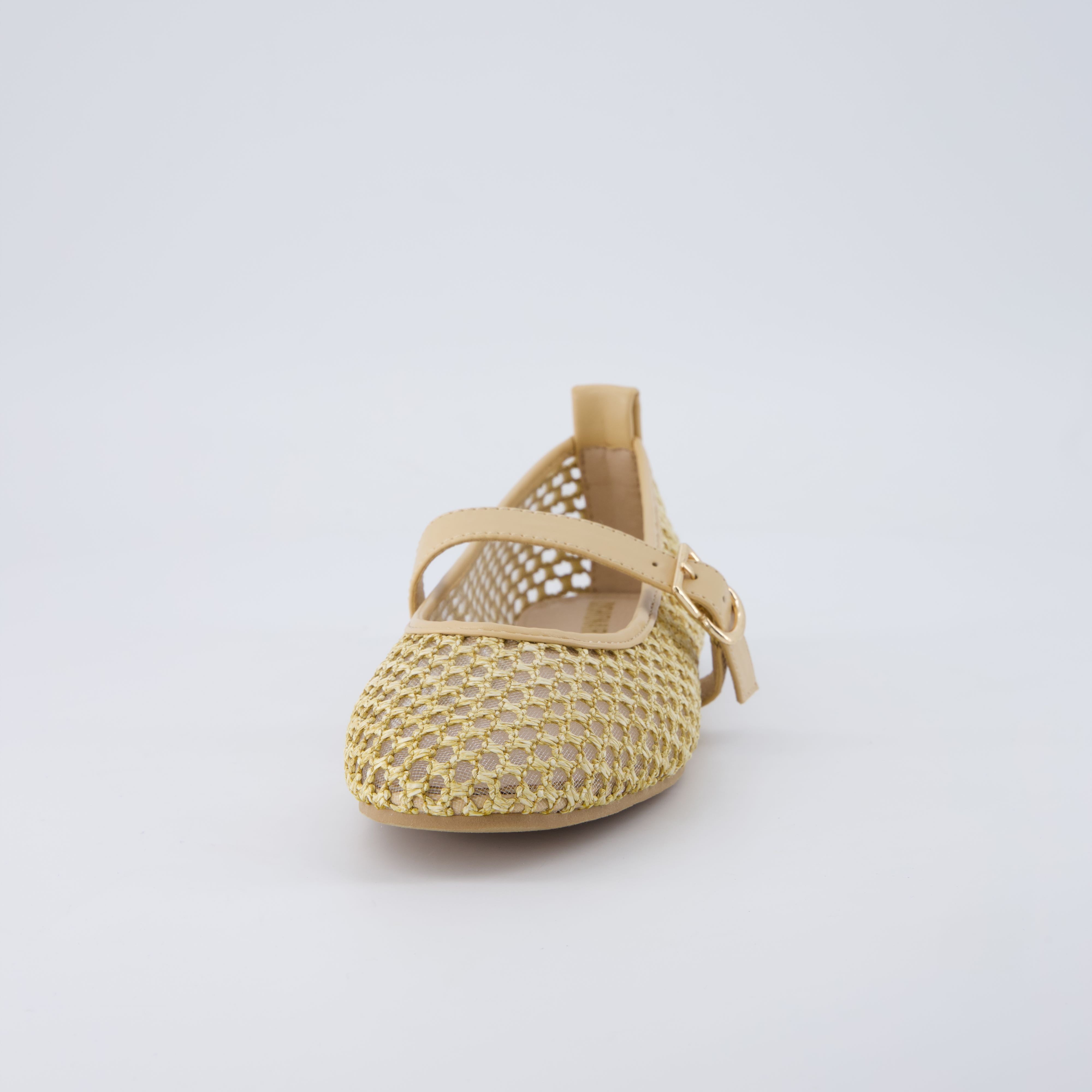 Gracie Mesh Mary Jane Flats