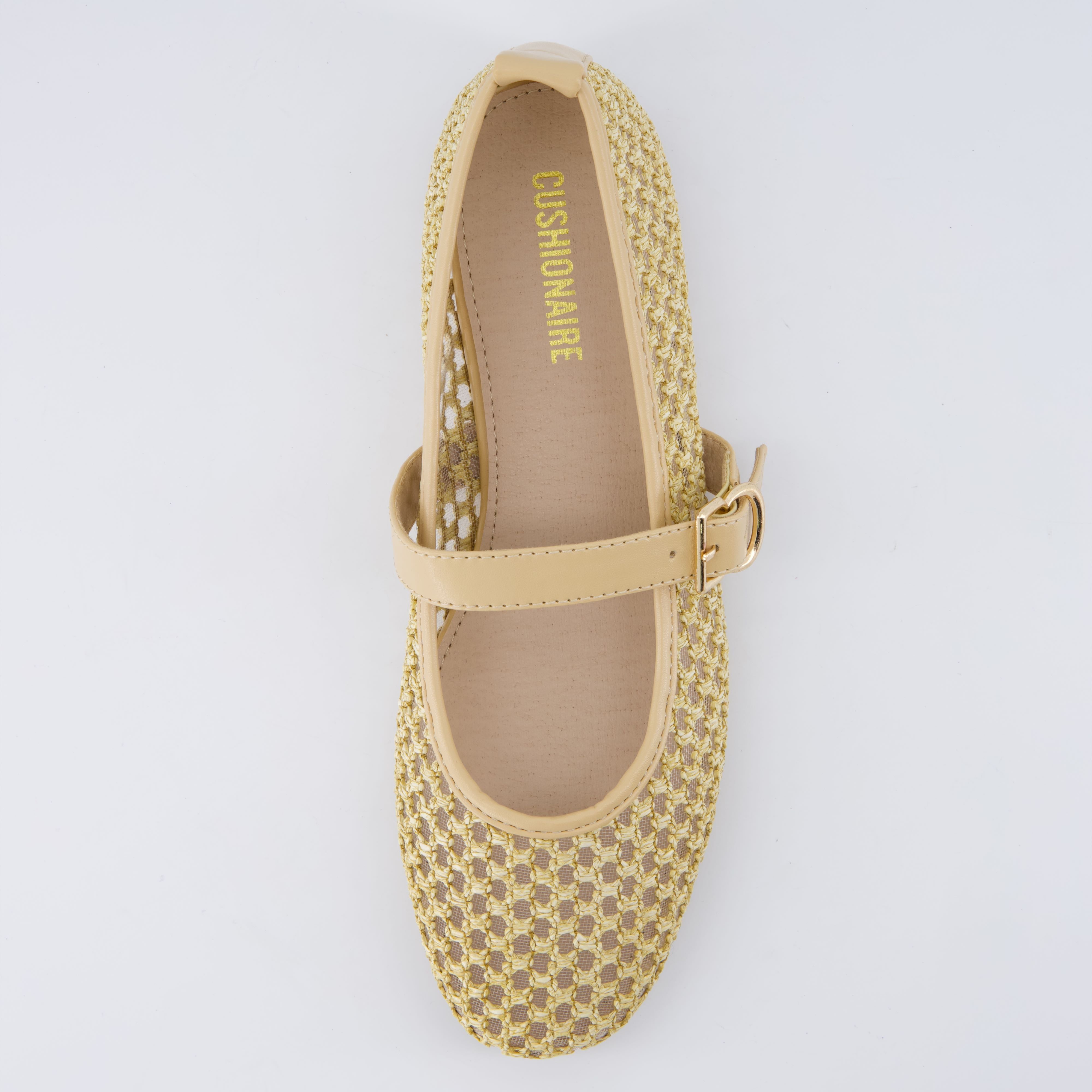 Gracie Mesh Mary Jane Flats