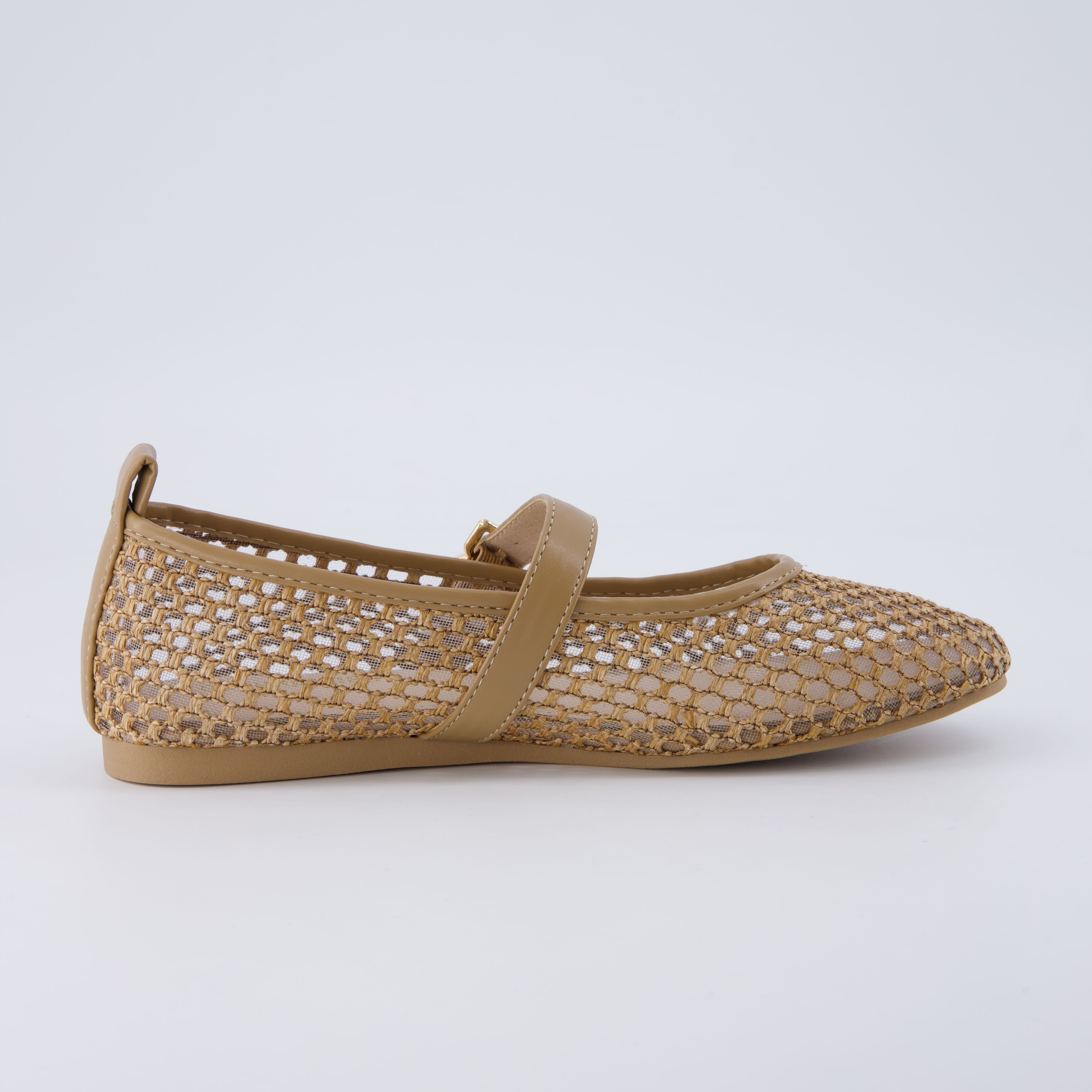 Gracie Mesh Mary Jane Flats