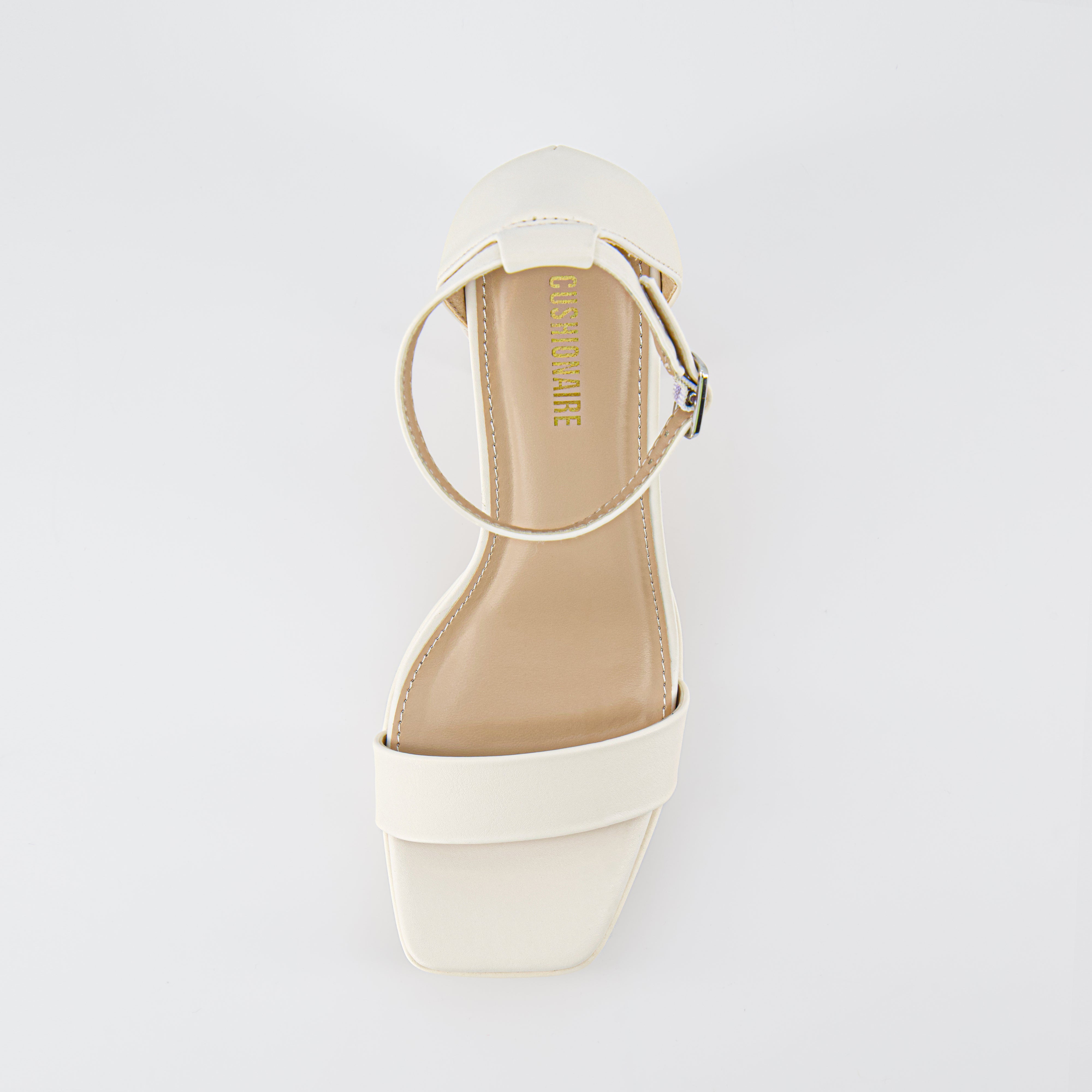 Grammy Platform Sandal Cream
