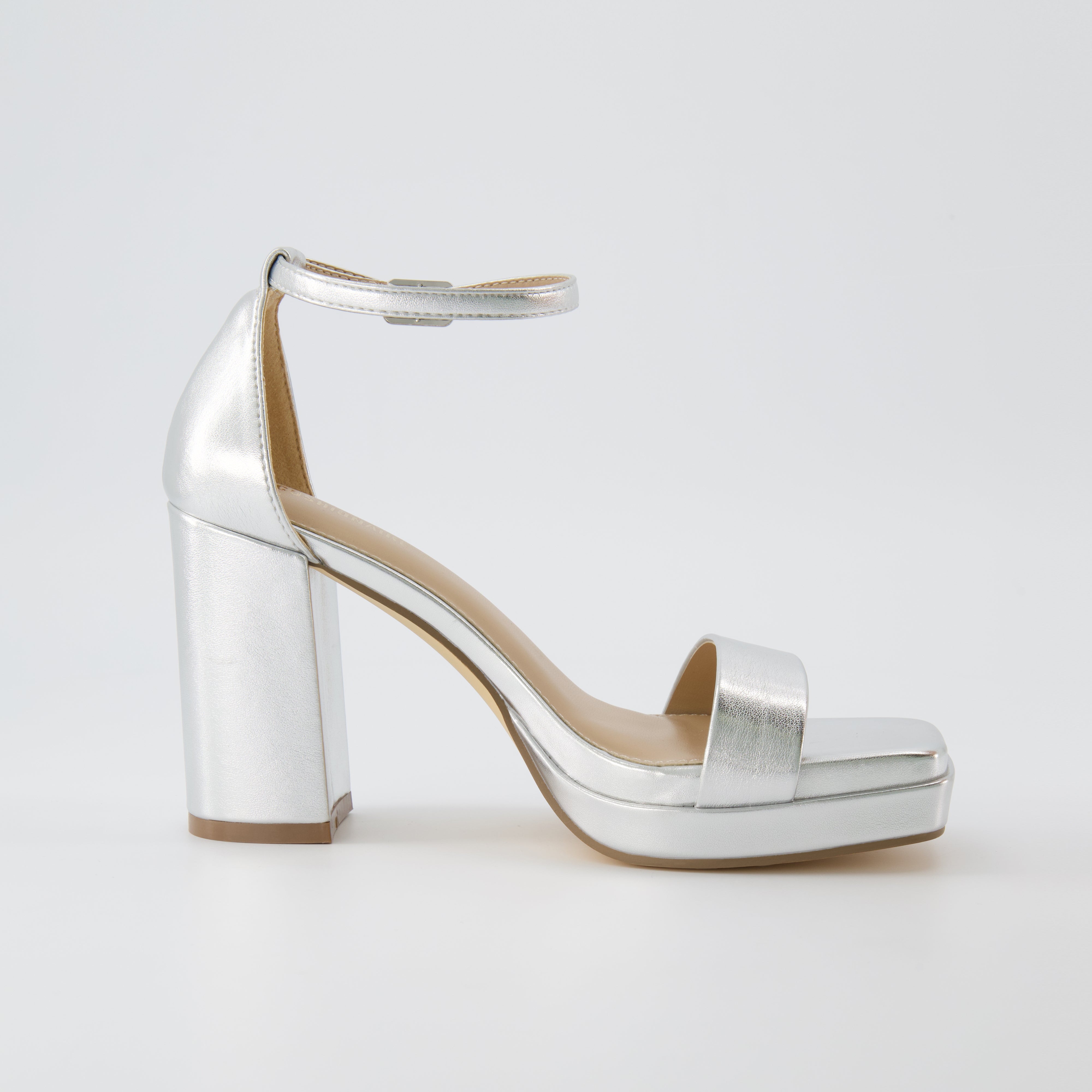 Grammy Platform Sandal Silver