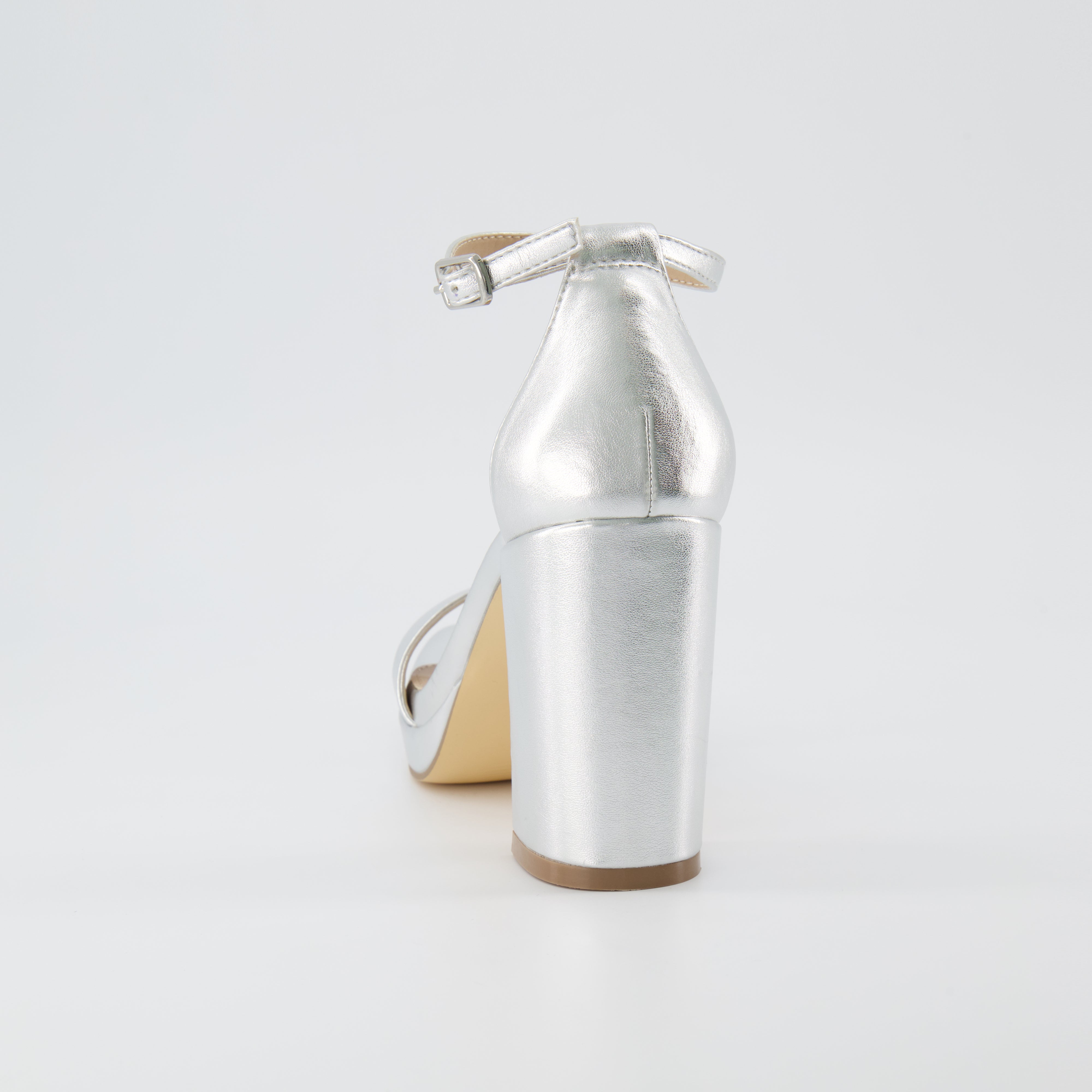 Grammy Platform Sandal Silver