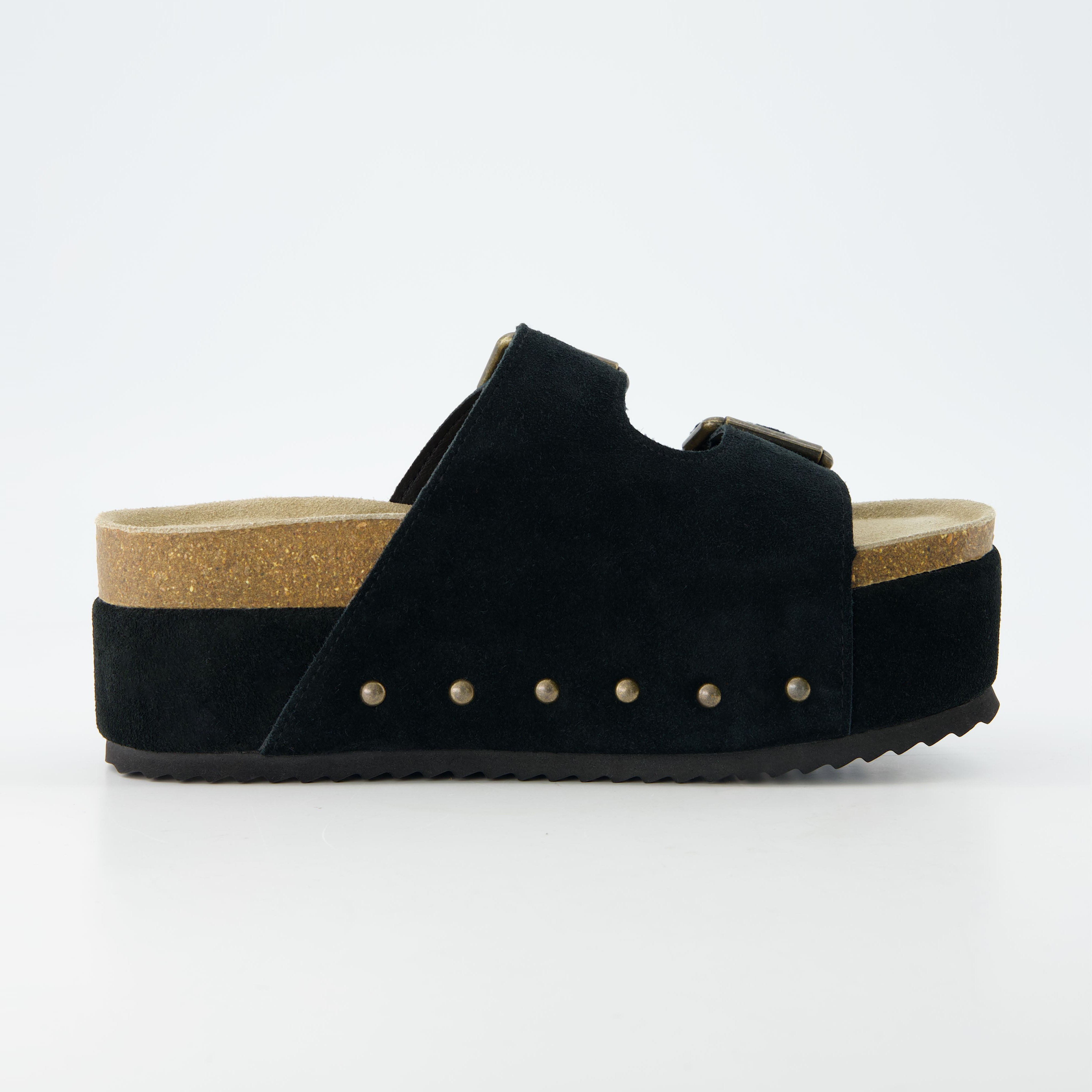 Guru Platform Sandal Black