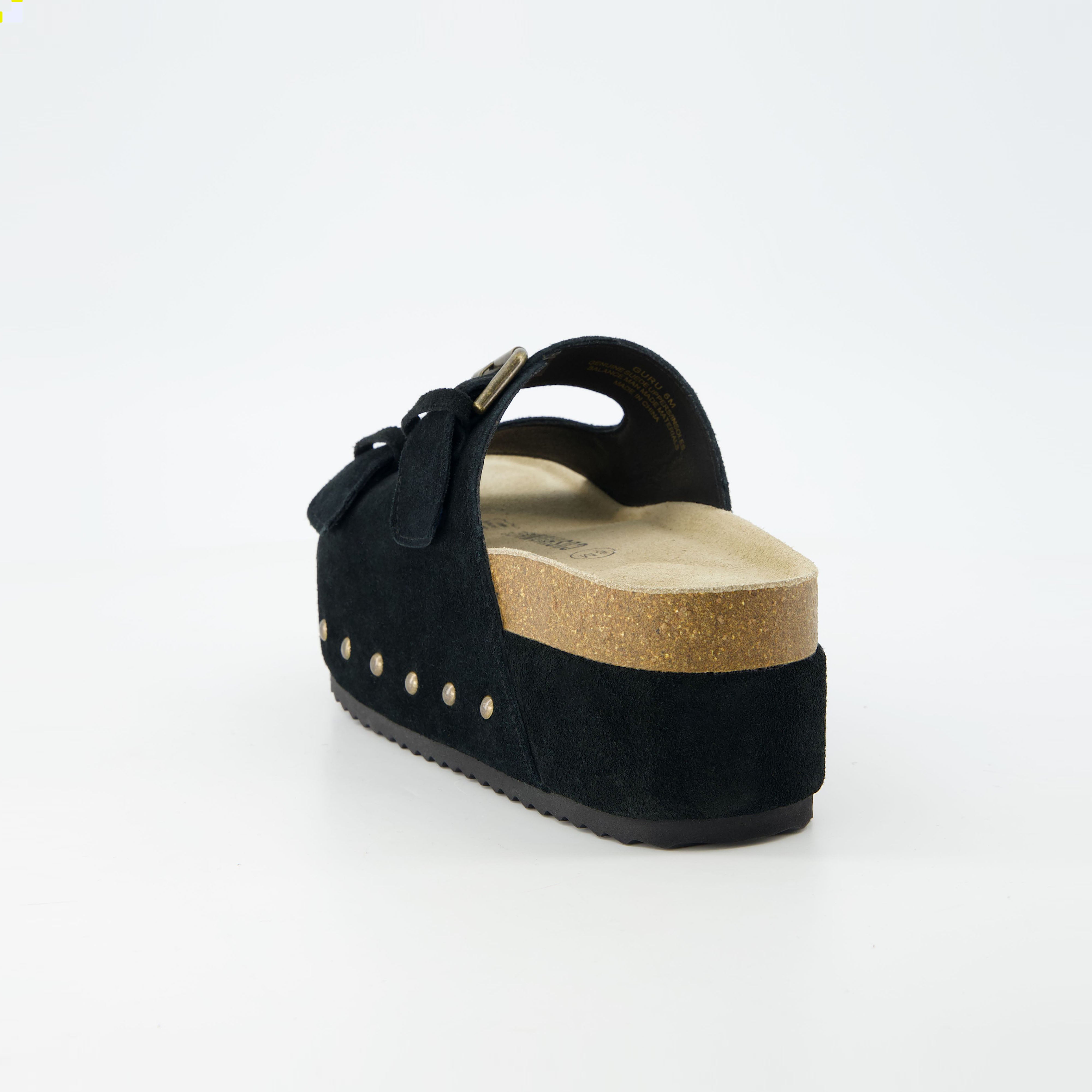 Guru Platform Sandal Black
