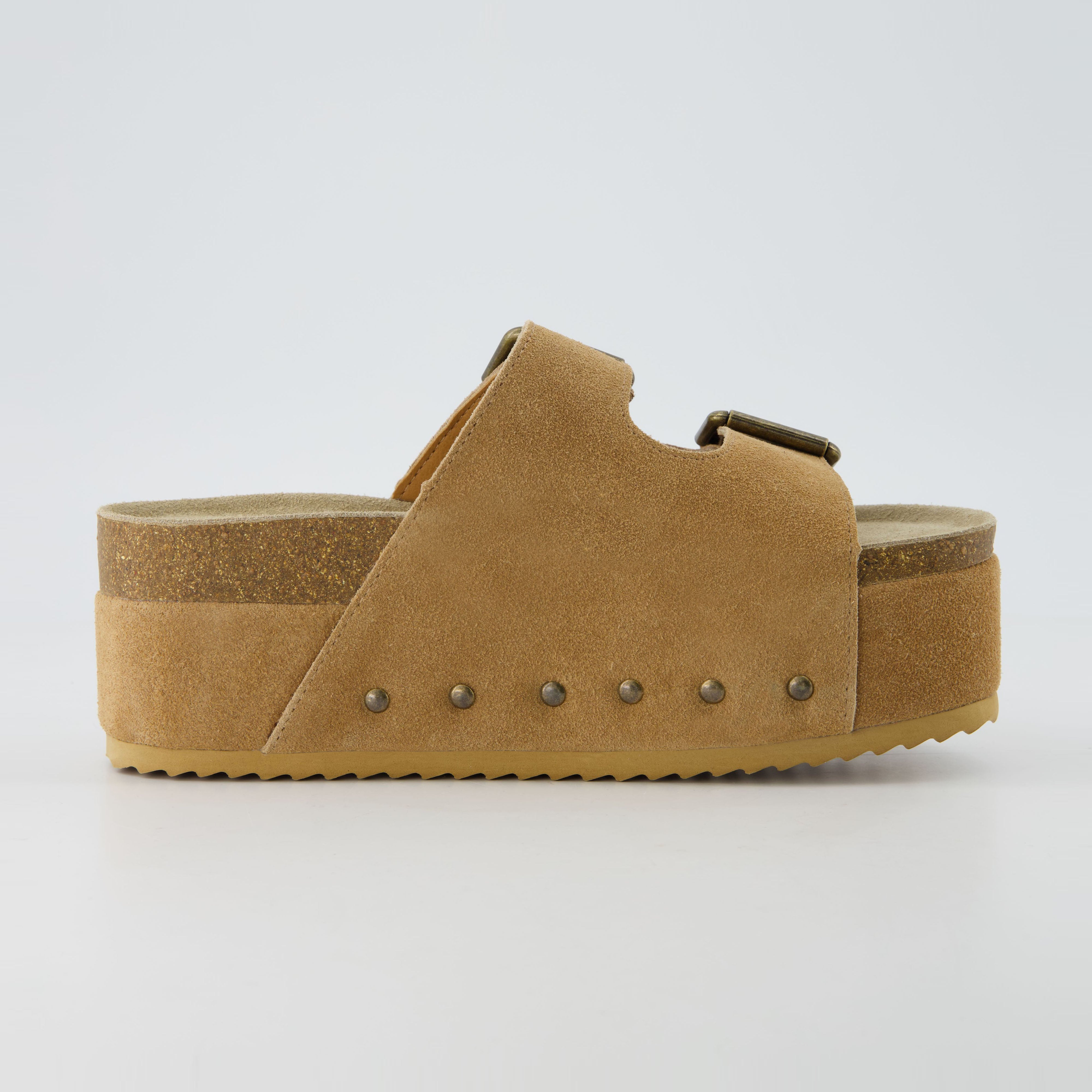 Guru Platform Sandal Chestnut