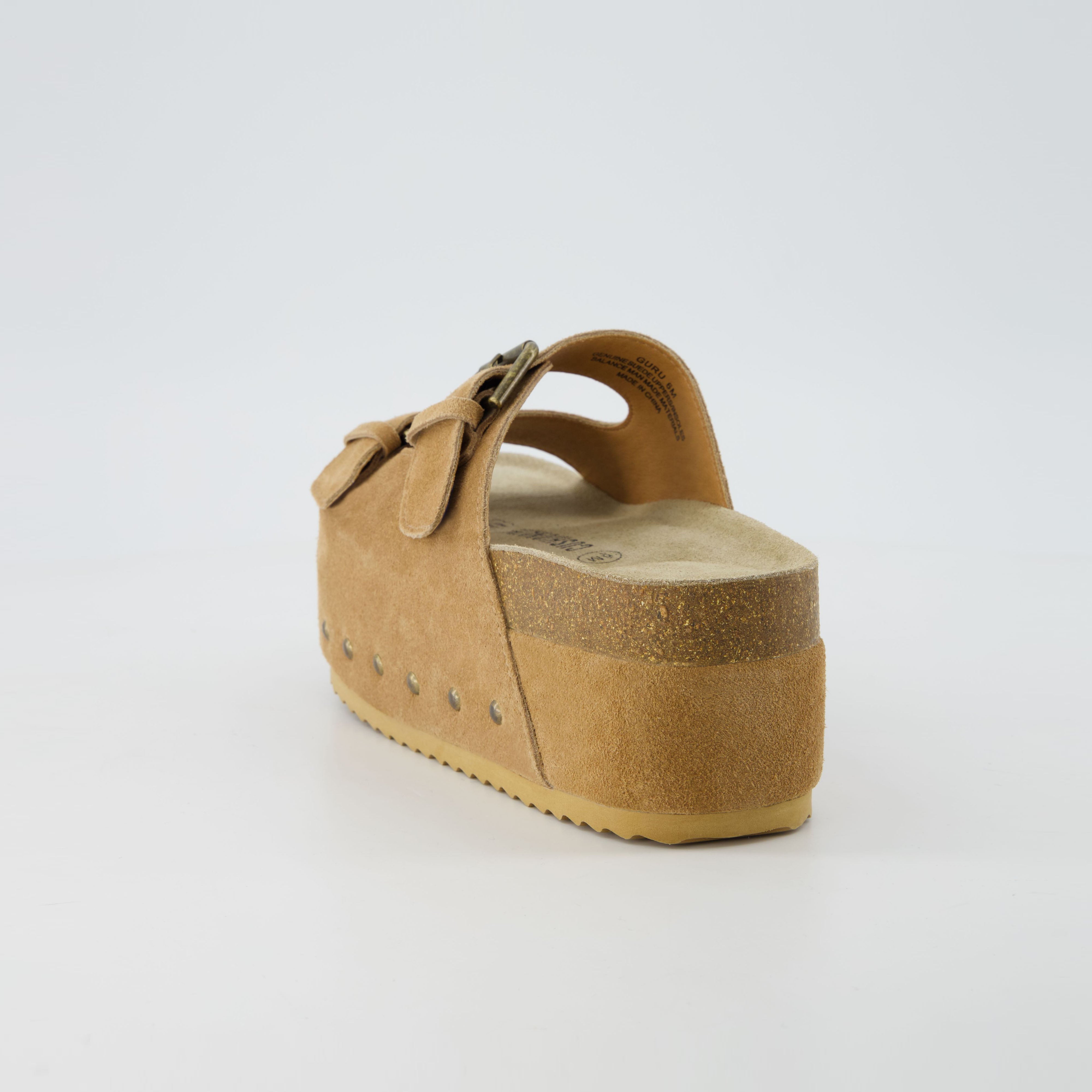 Guru Platform Sandal Chestnut