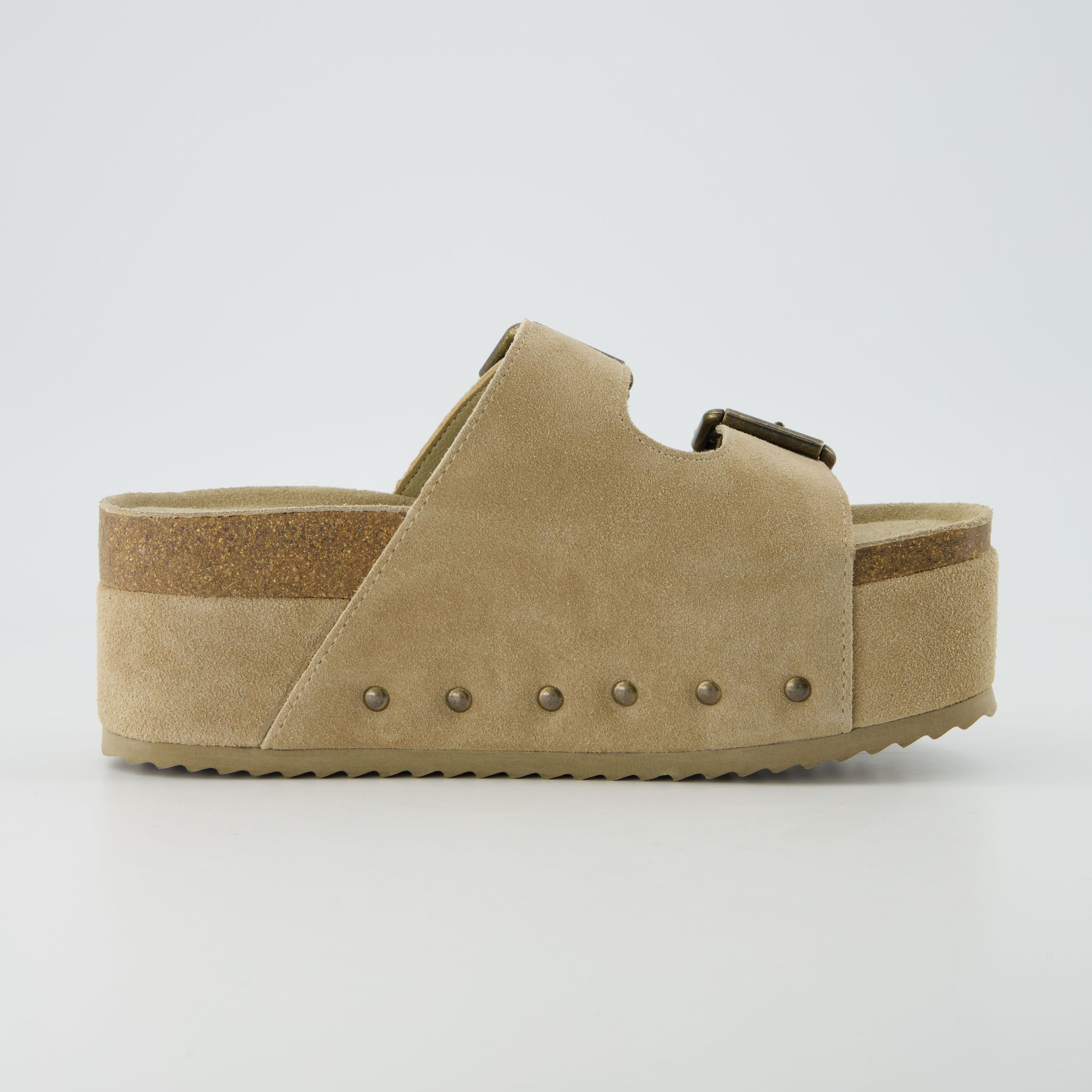 Guru Platform Sandal Khaki