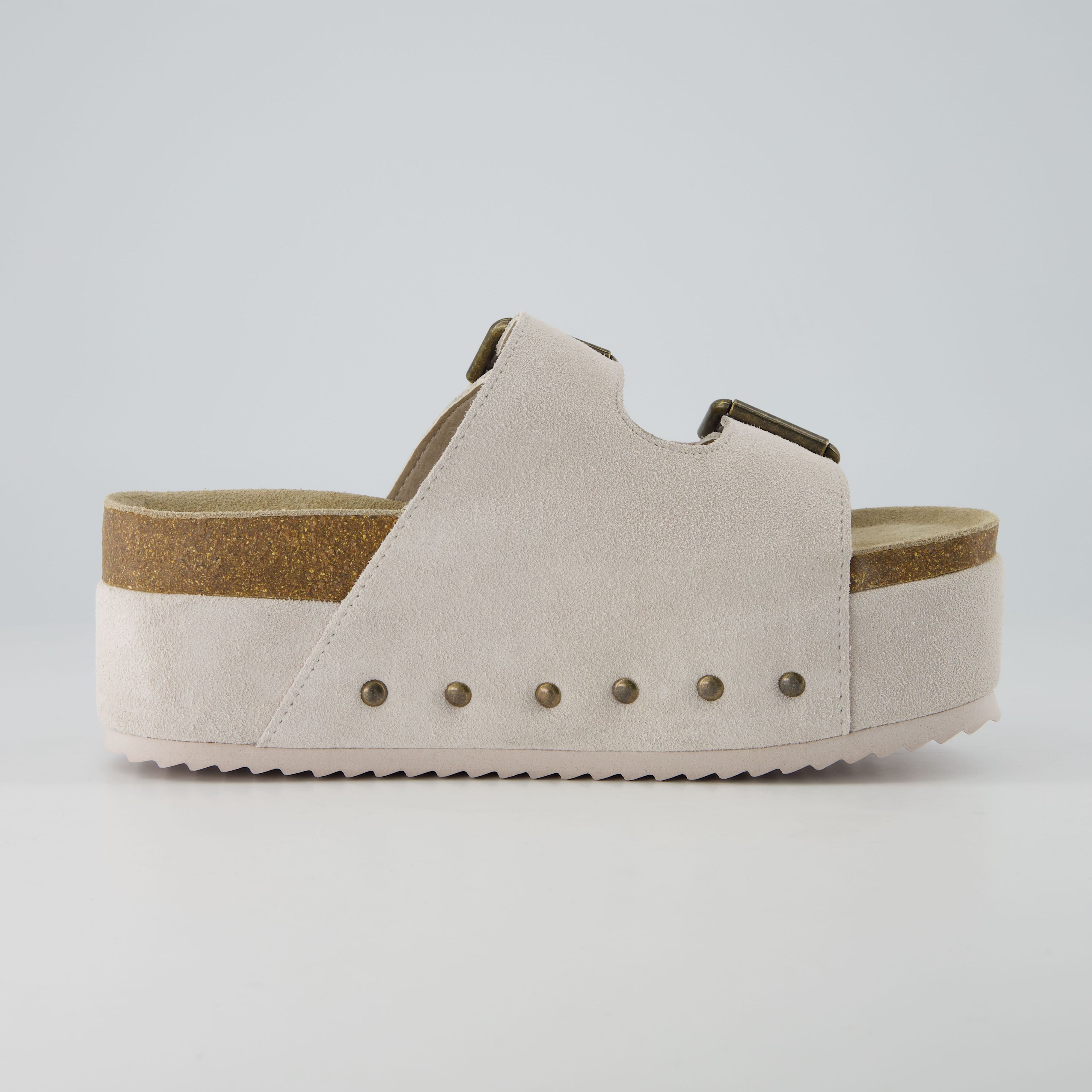 Guru Platform Sandal Off White