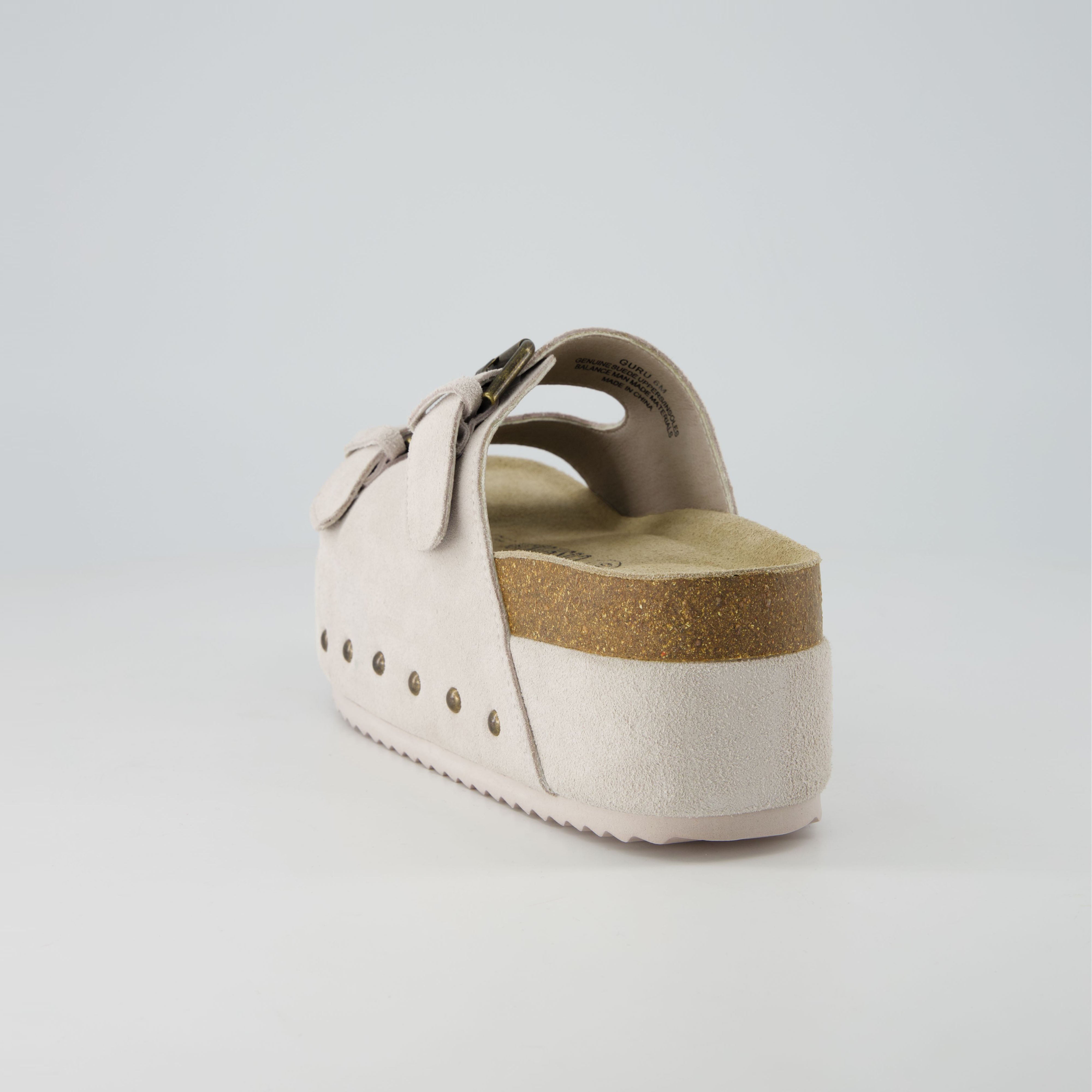 Guru Platform Sandal Off White