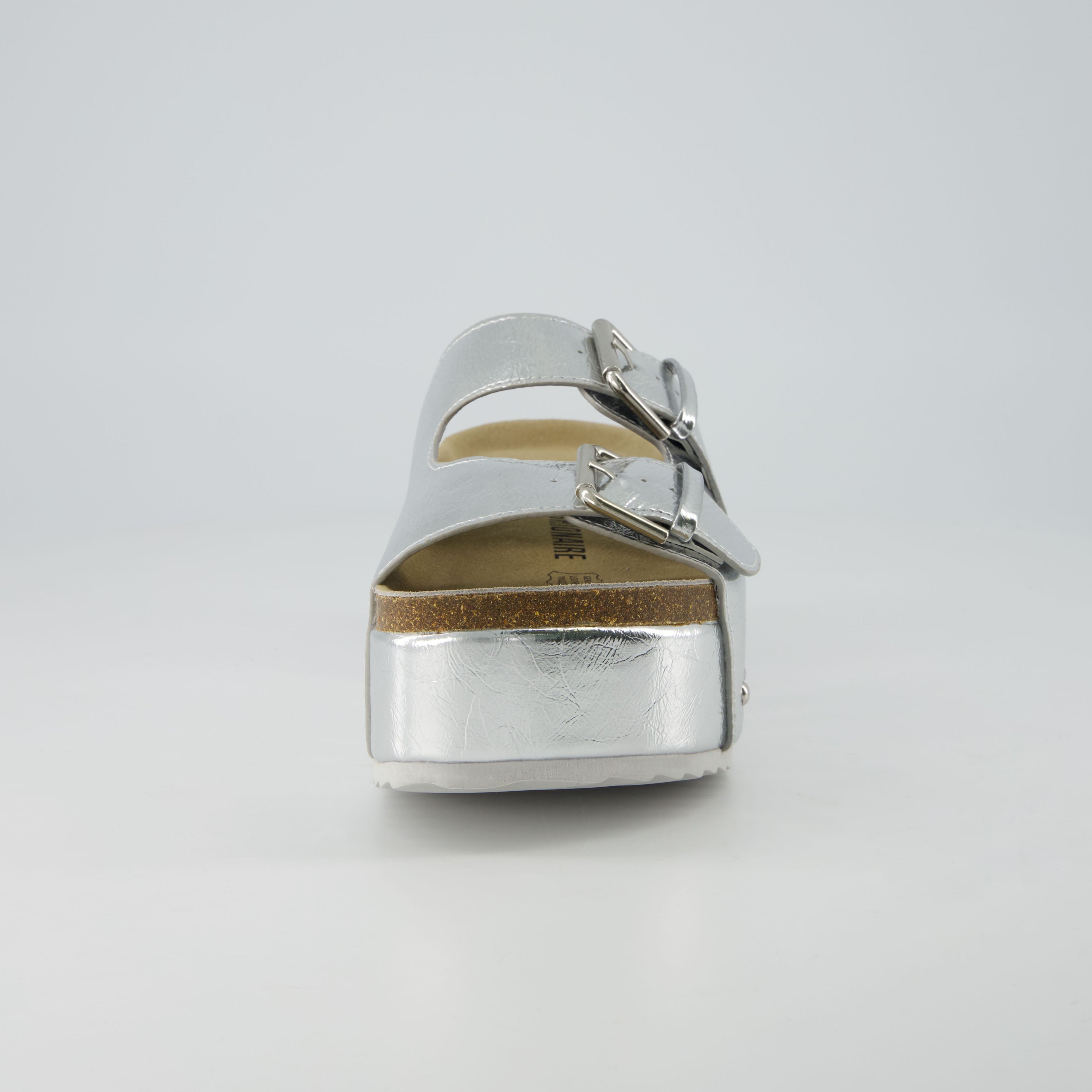 Guru Platform Sandal Silver