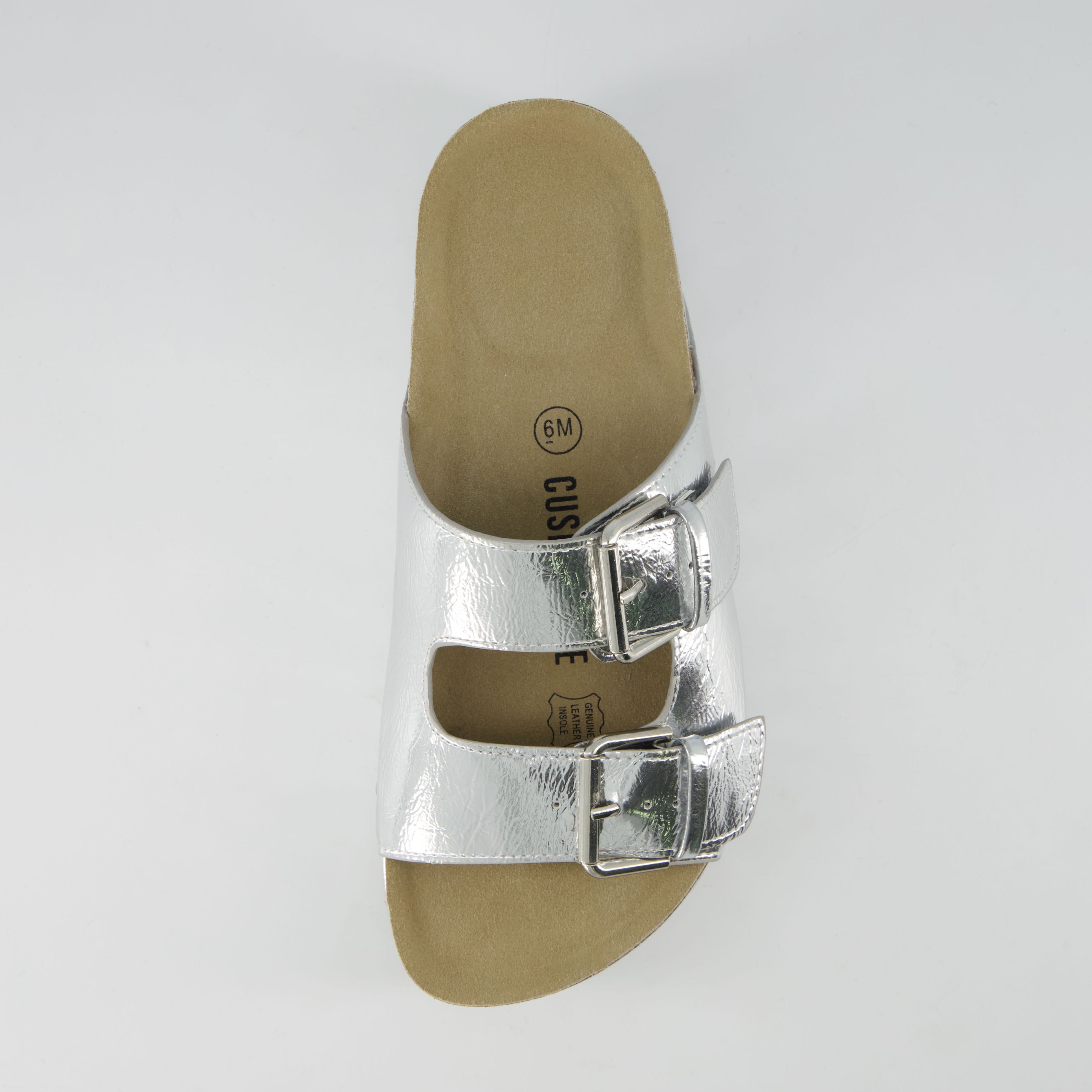 Guru Platform Sandal Silver